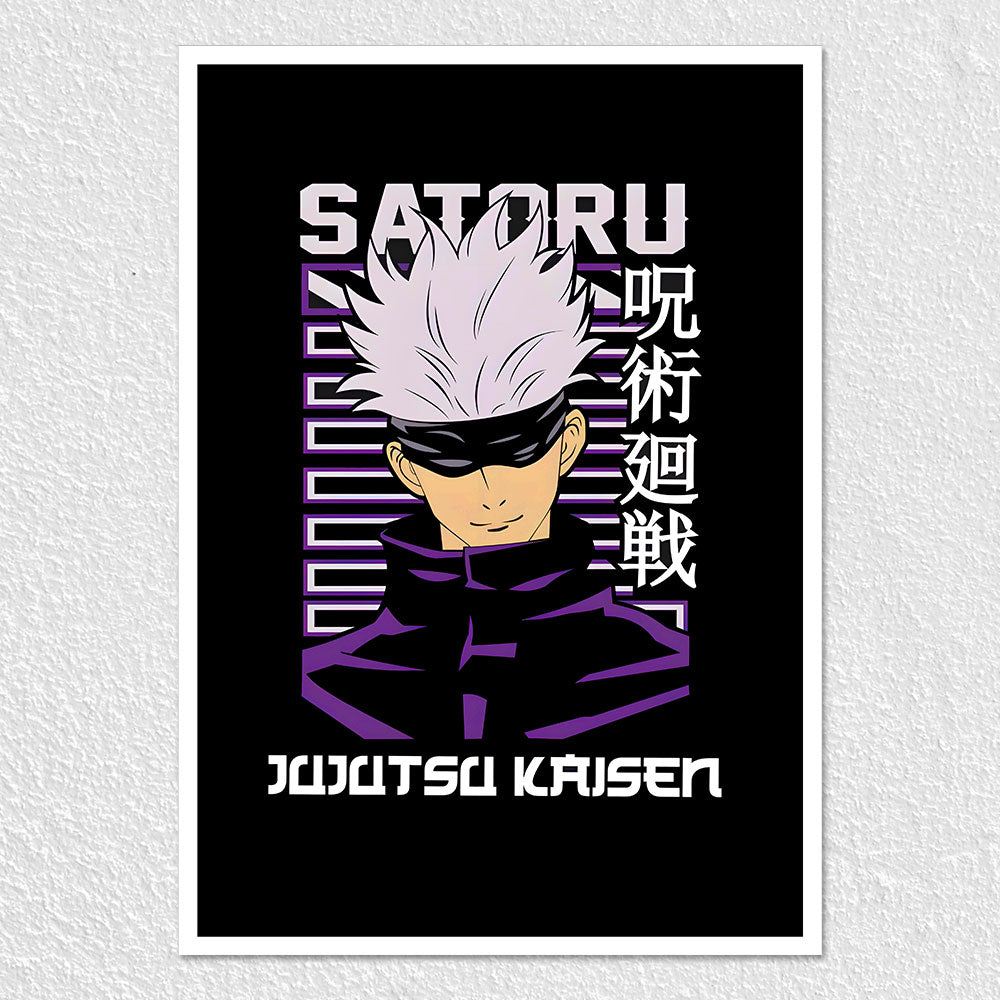 Fomo Store Posters Anime Satoru From Jujutsu Kaisen