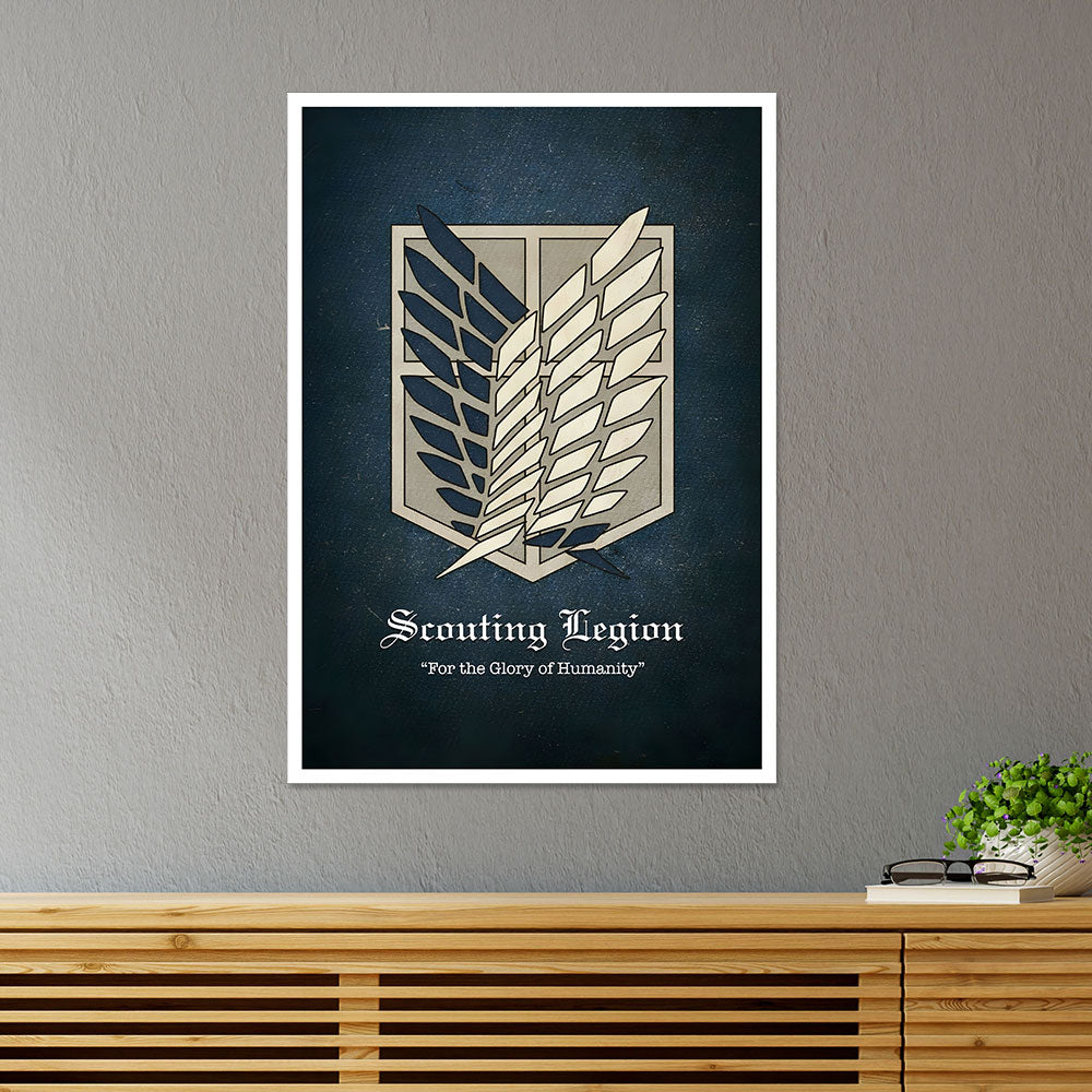 Scouting Legian AOT Anime Poster