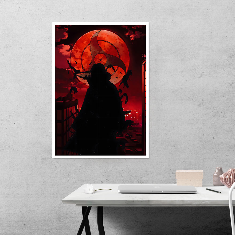 Shadow of Itachi The Eternal Mangekyou Anime Poster