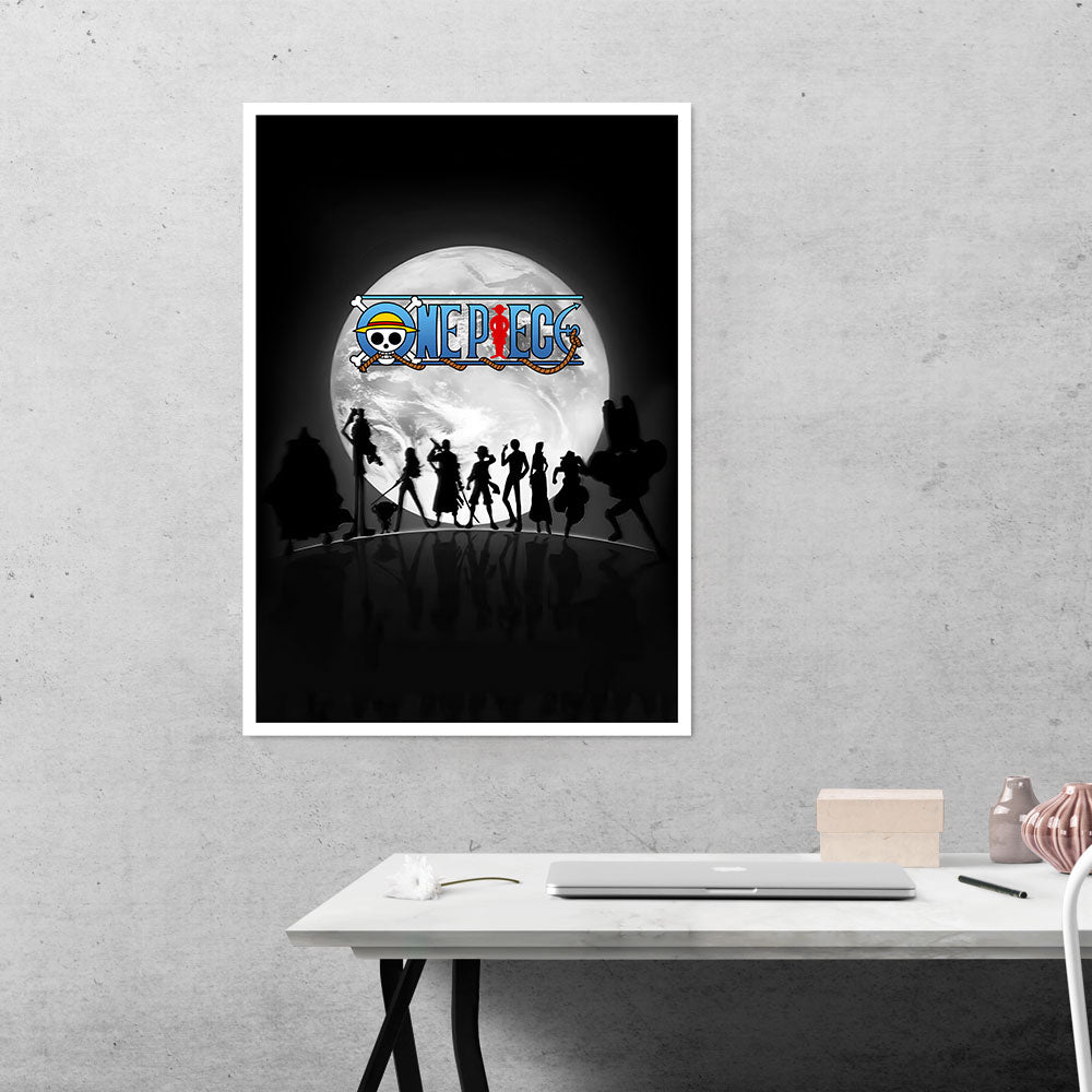 Straw Hat Pirates Anime Poster