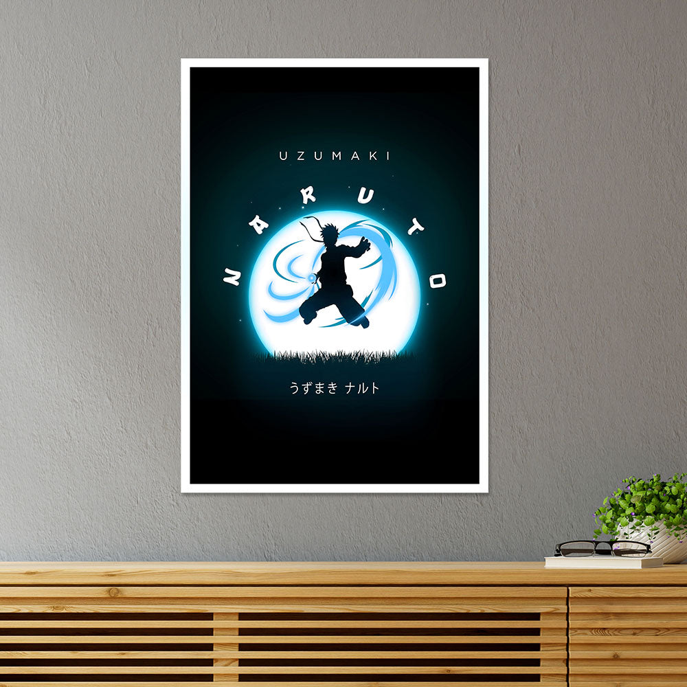 Uzumaki Naruto Rasen Shuriken Anime Poster