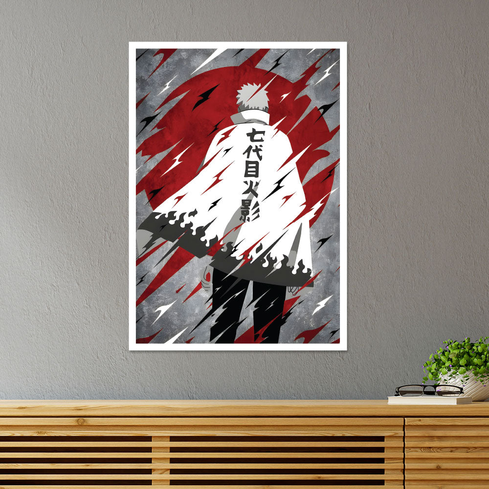 Yondaime Hokage Naruto Anime Poster