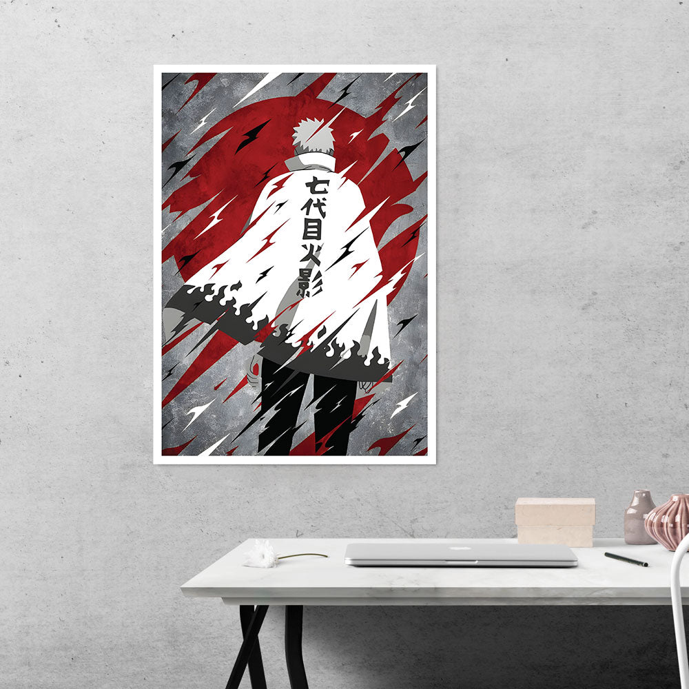Yondaime Hokage Naruto Anime Poster