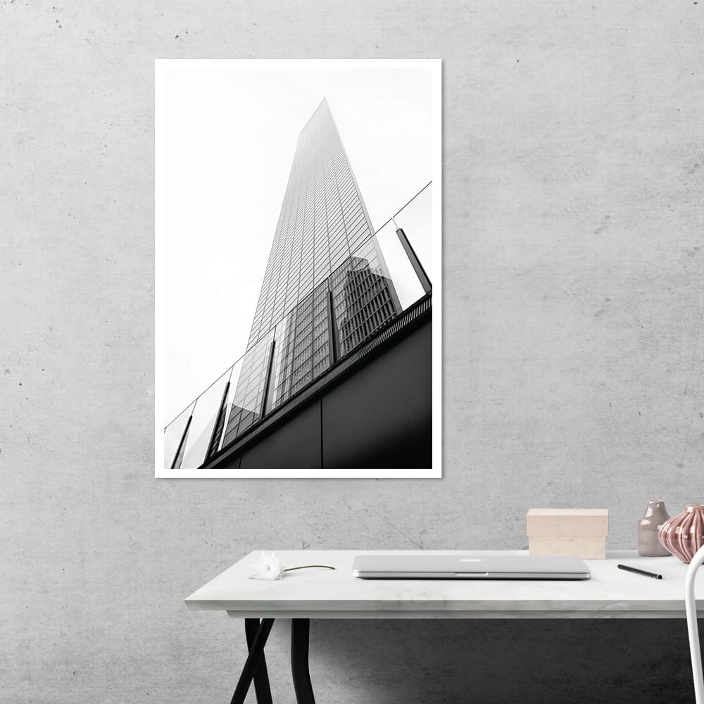 Glass Building Architecture Poster
