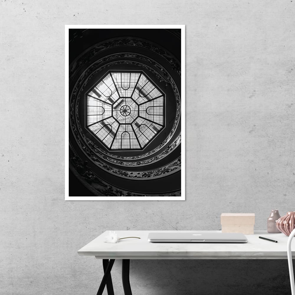 Glass Ceiling Architecture Poster