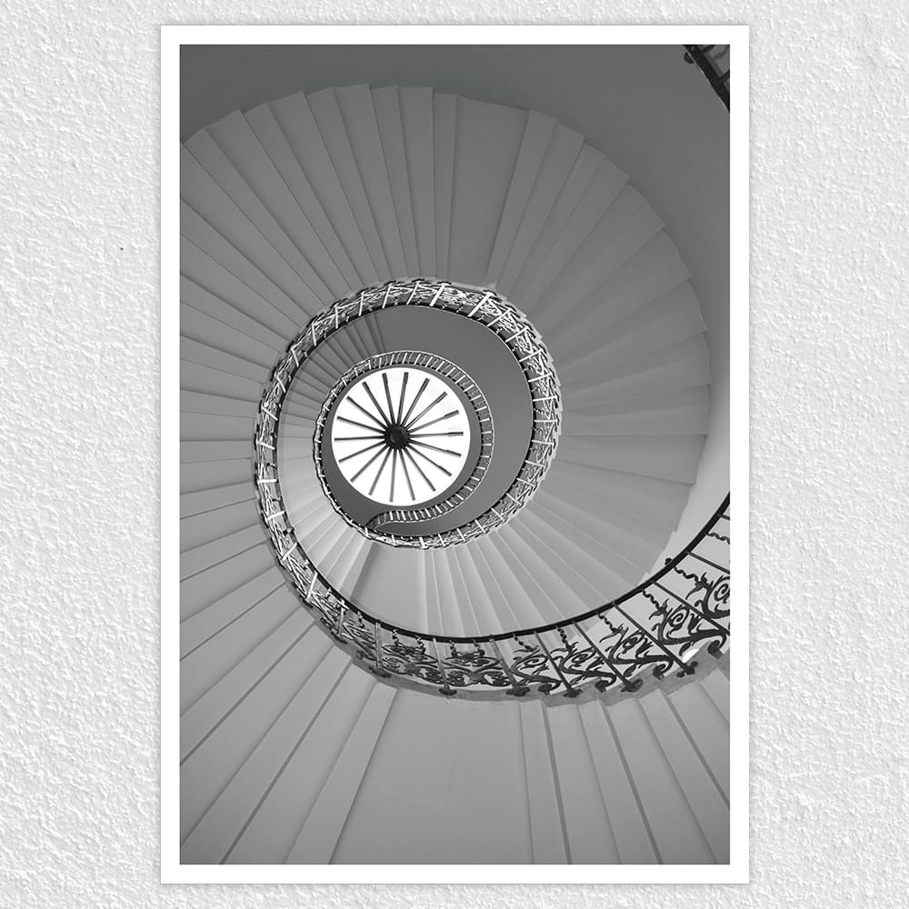 Fomo Store Posters Architecture White Concrete Spiral
