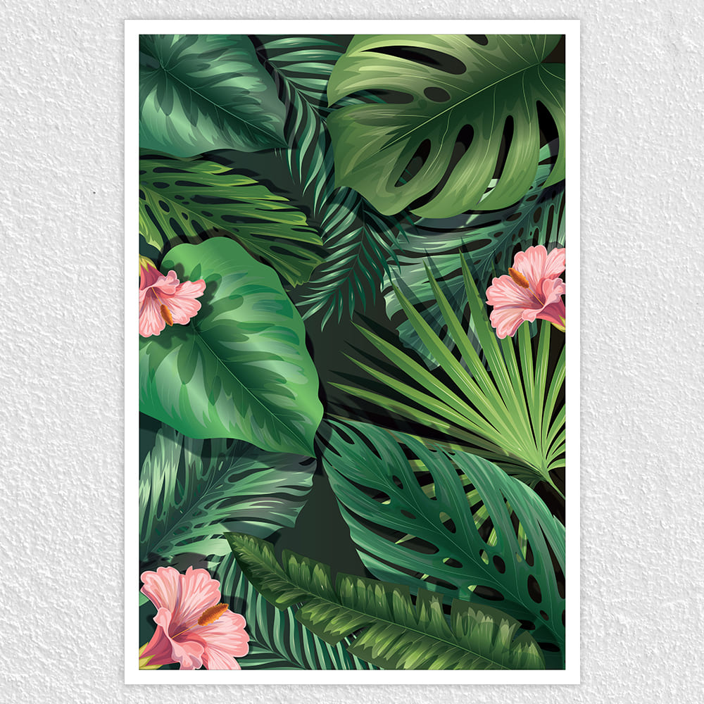 Fomo Store Posters Botanical Green Leaves Flower