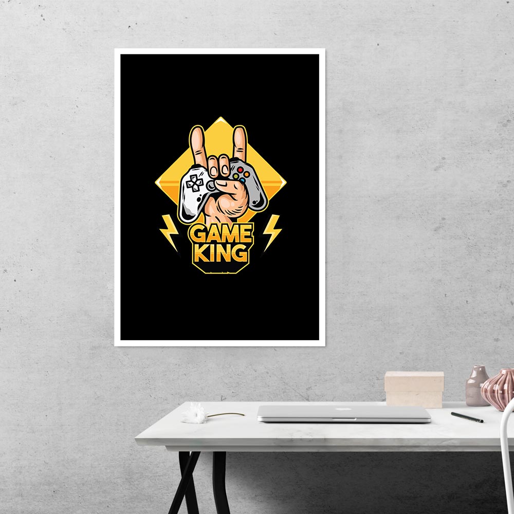 Game King Gaming Poster