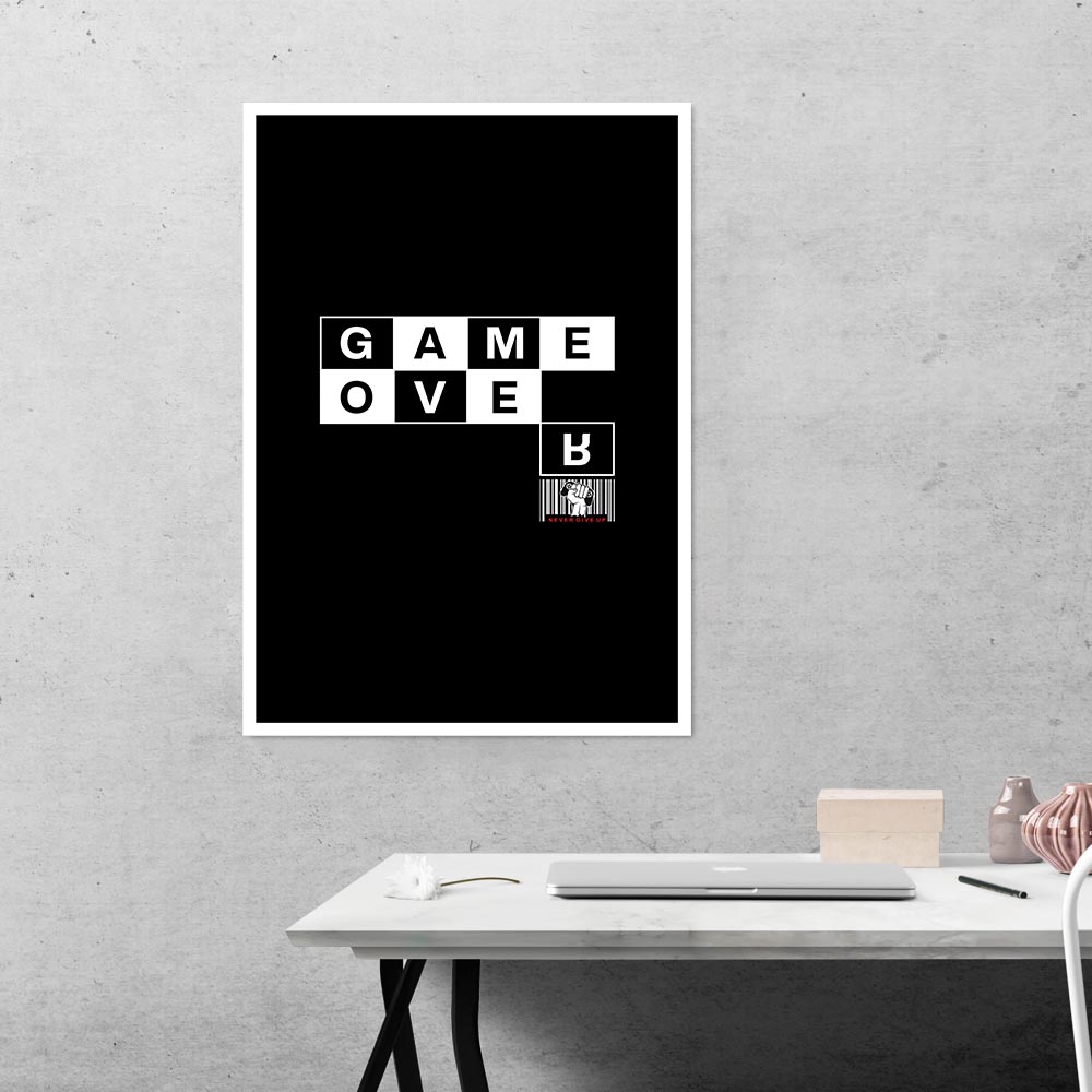 Game Over Gaming Poster
