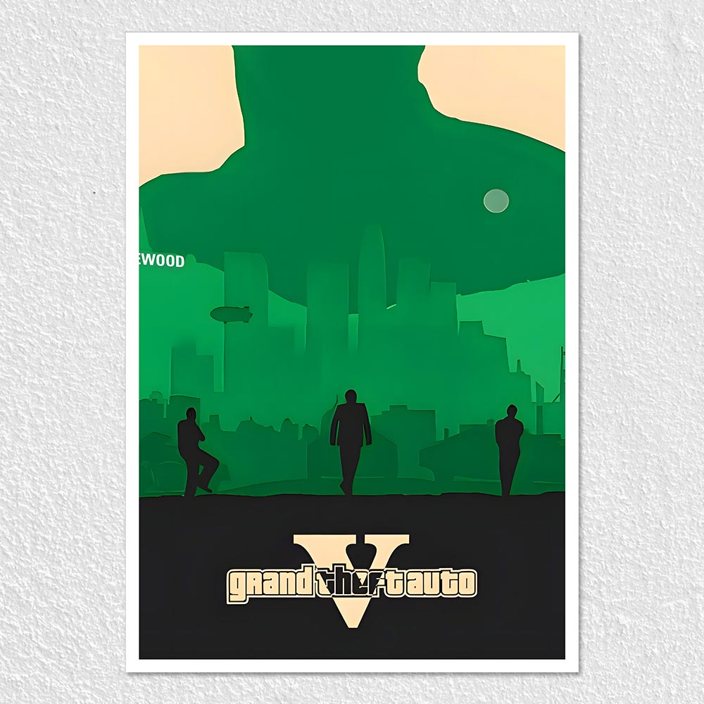 Fomo Store Posters Gaming GtA 5 Vinewood Boulevard
