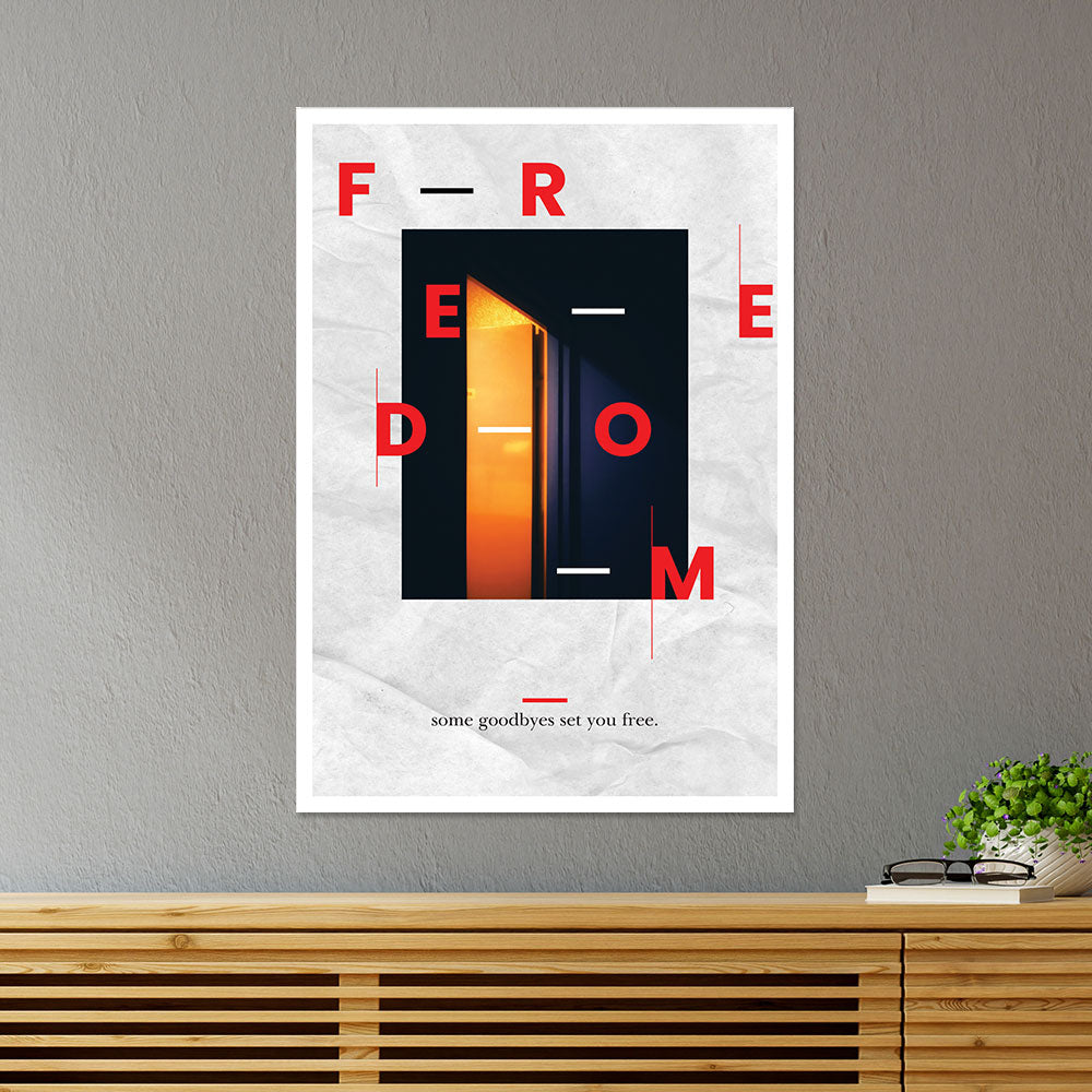 Freedom Motivational Poster
