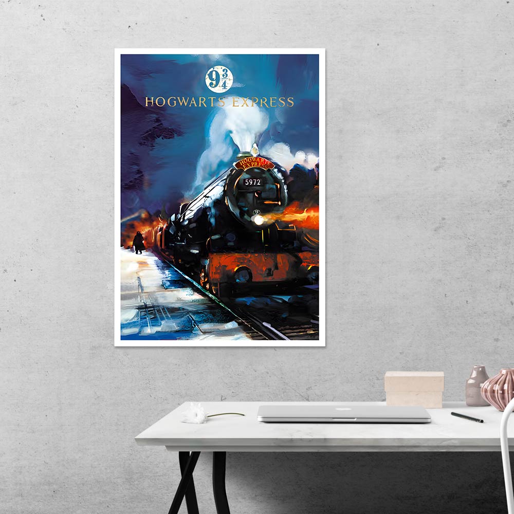 9 3/4 Hogwarts Express Movies Poster
