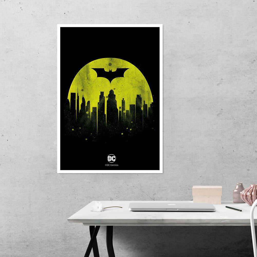 Batman in City DC Movies Poster