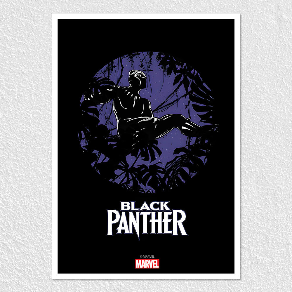 Fomo Store Posters Movies Black Panther in Black