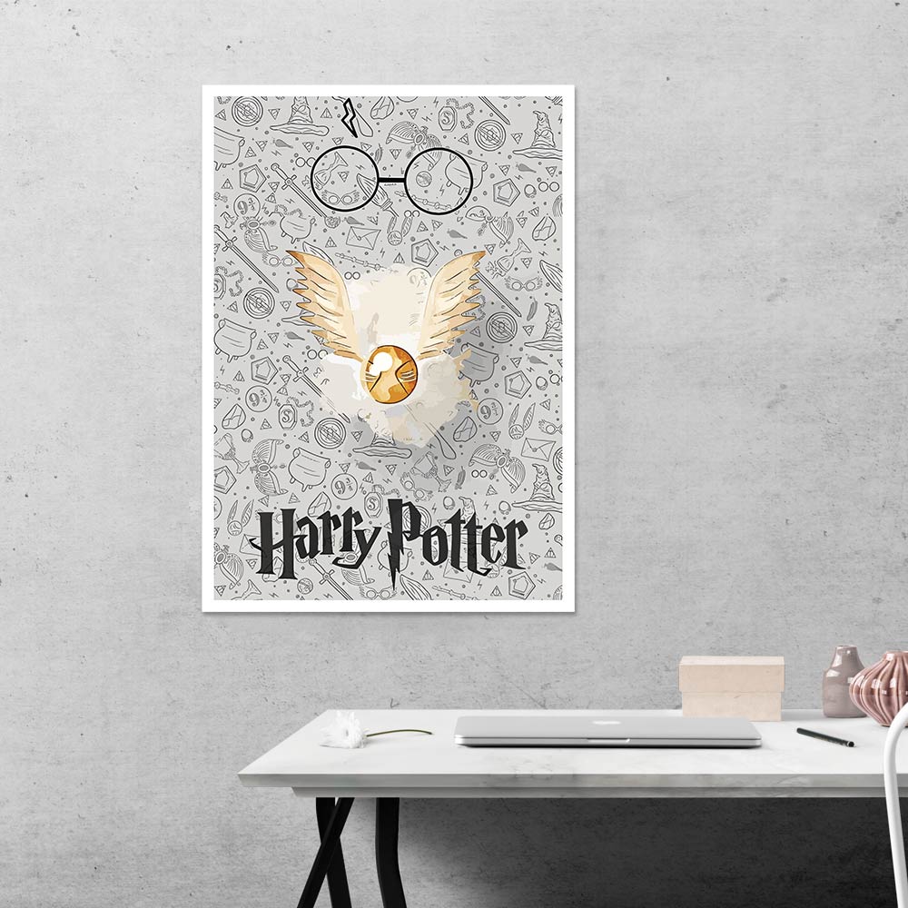 Harry Potter and Golden Snitch Movies Poster