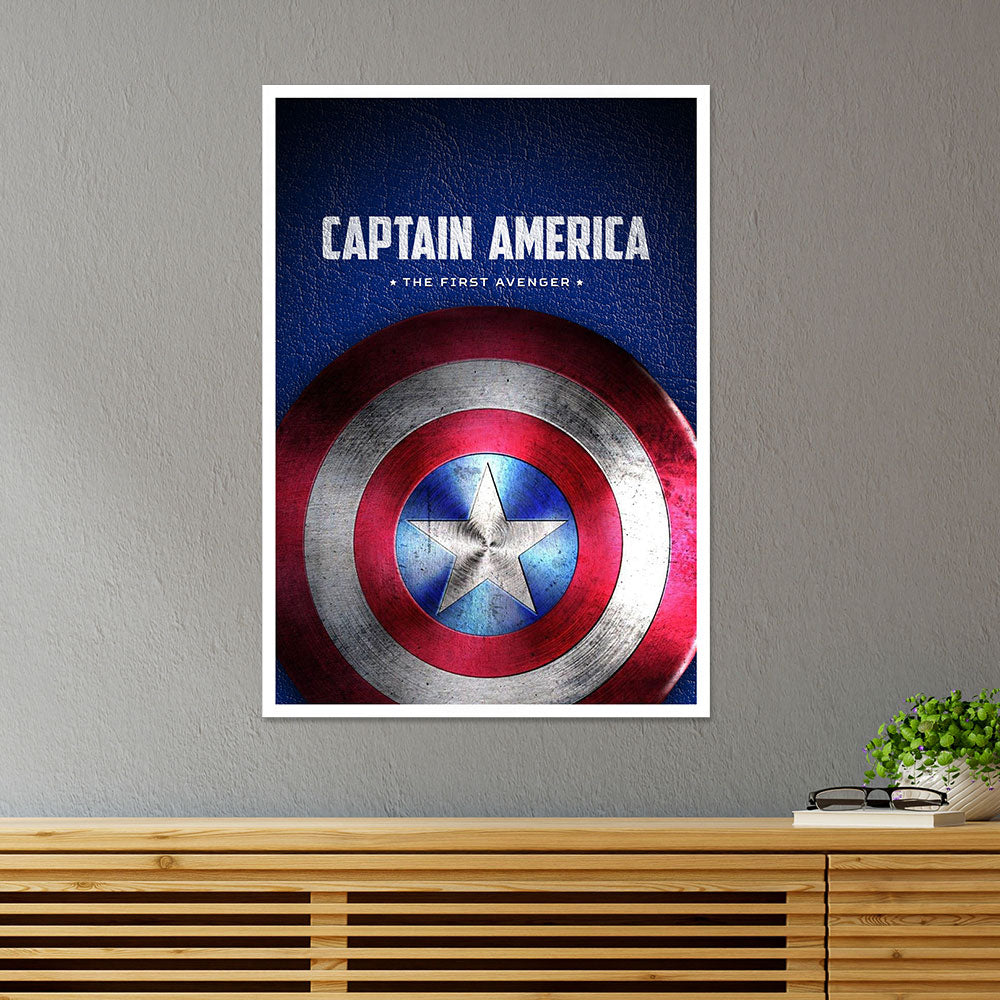 The Shield of Captain America Movies Poster