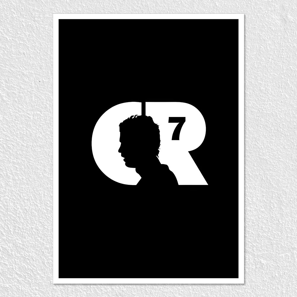 Fomo Store Posters Sports CR7 Ronaldo Silhouette