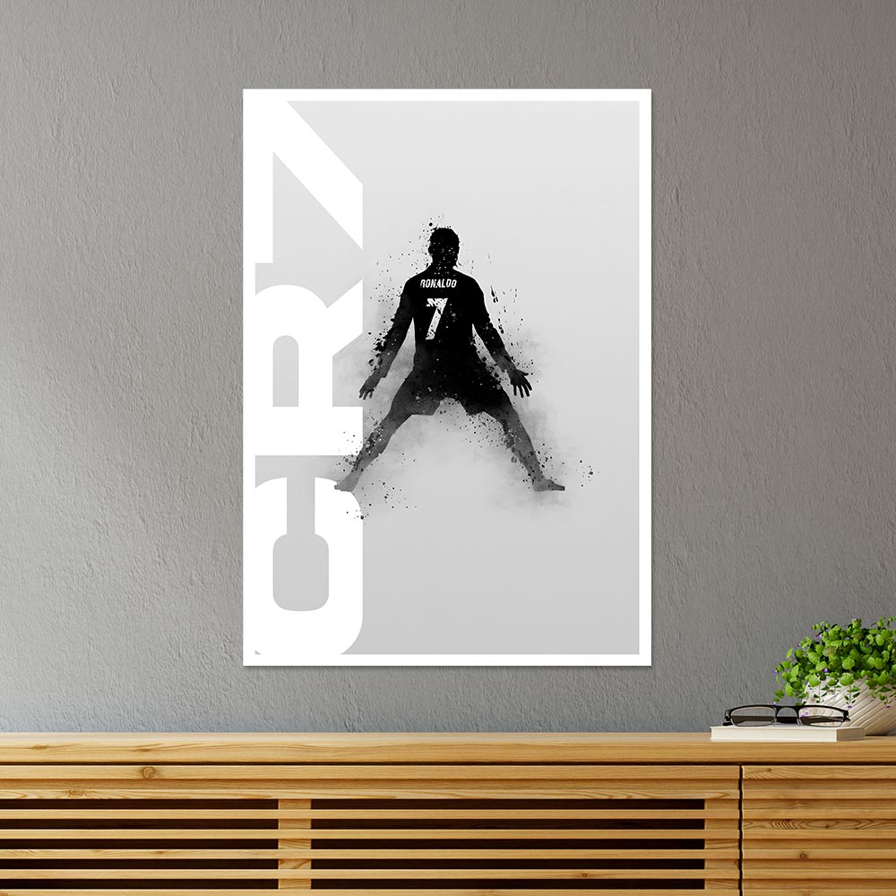 Ronaldo King of Football Sports Poster