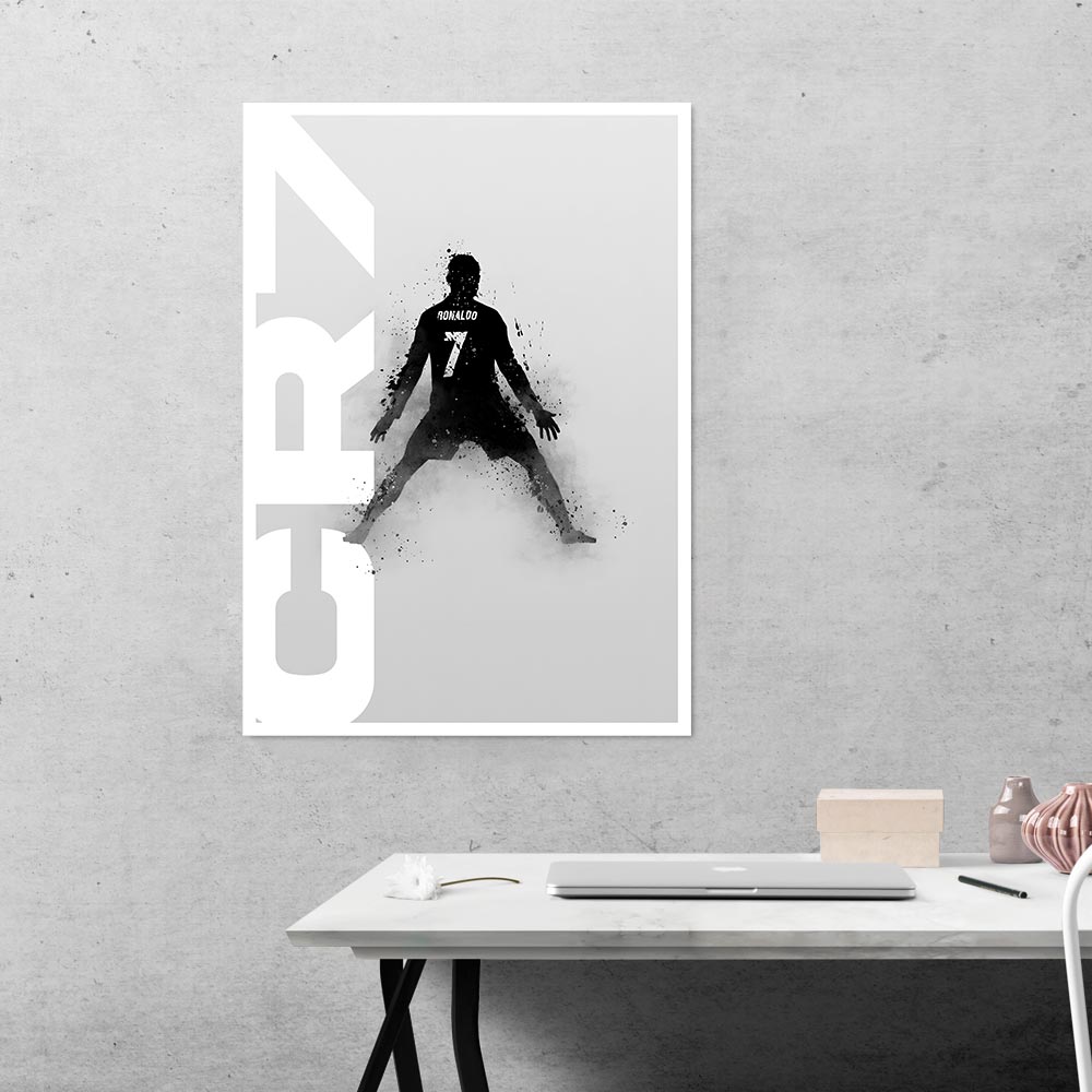 Ronaldo King of Football Sports Poster