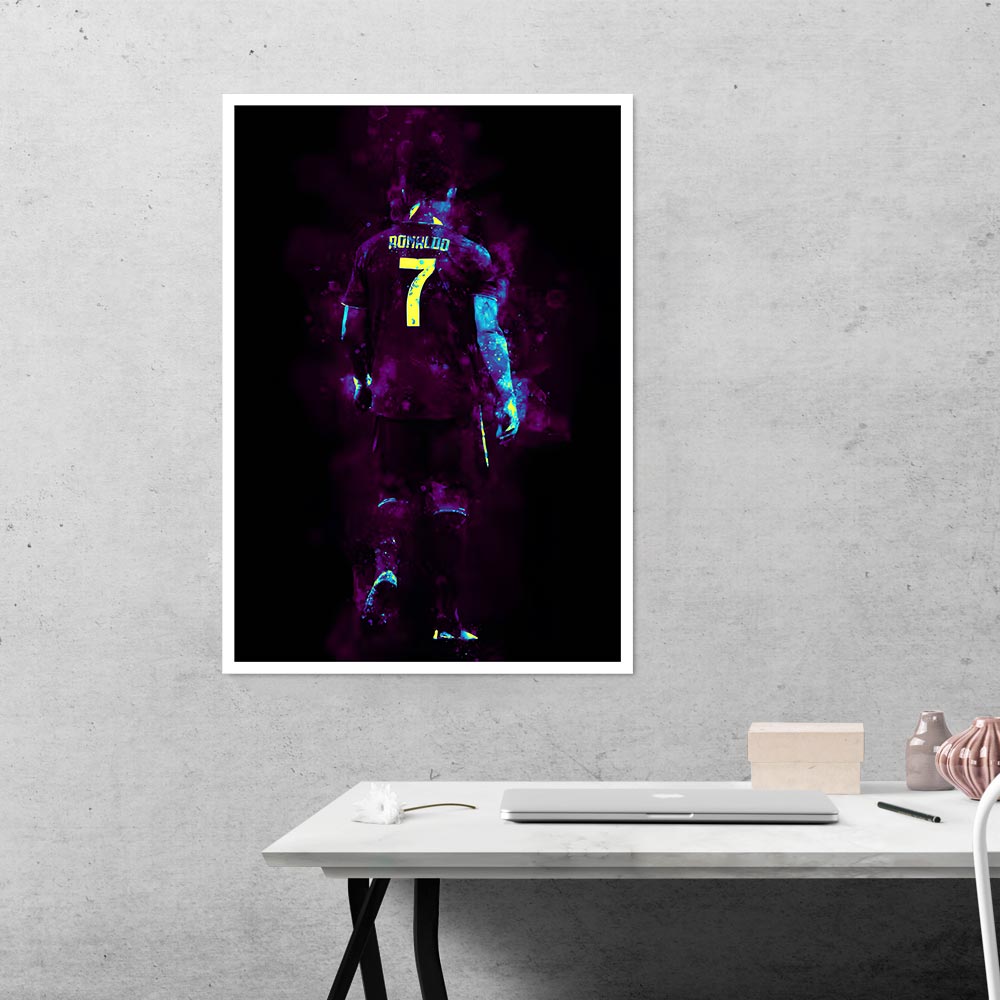Ronaldo Shadow of Greatness Sports Poster
