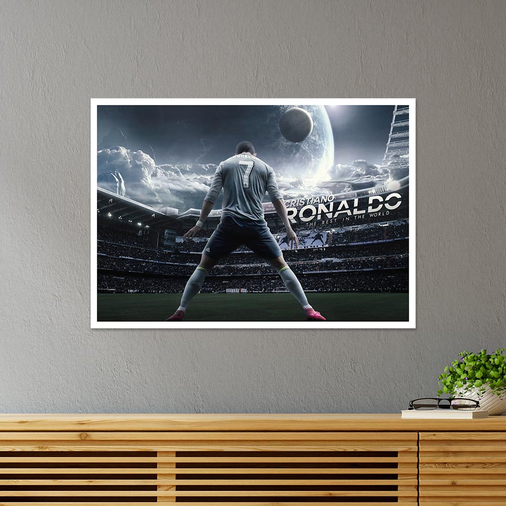 The Best in the World Ronaldo Sports Poster
