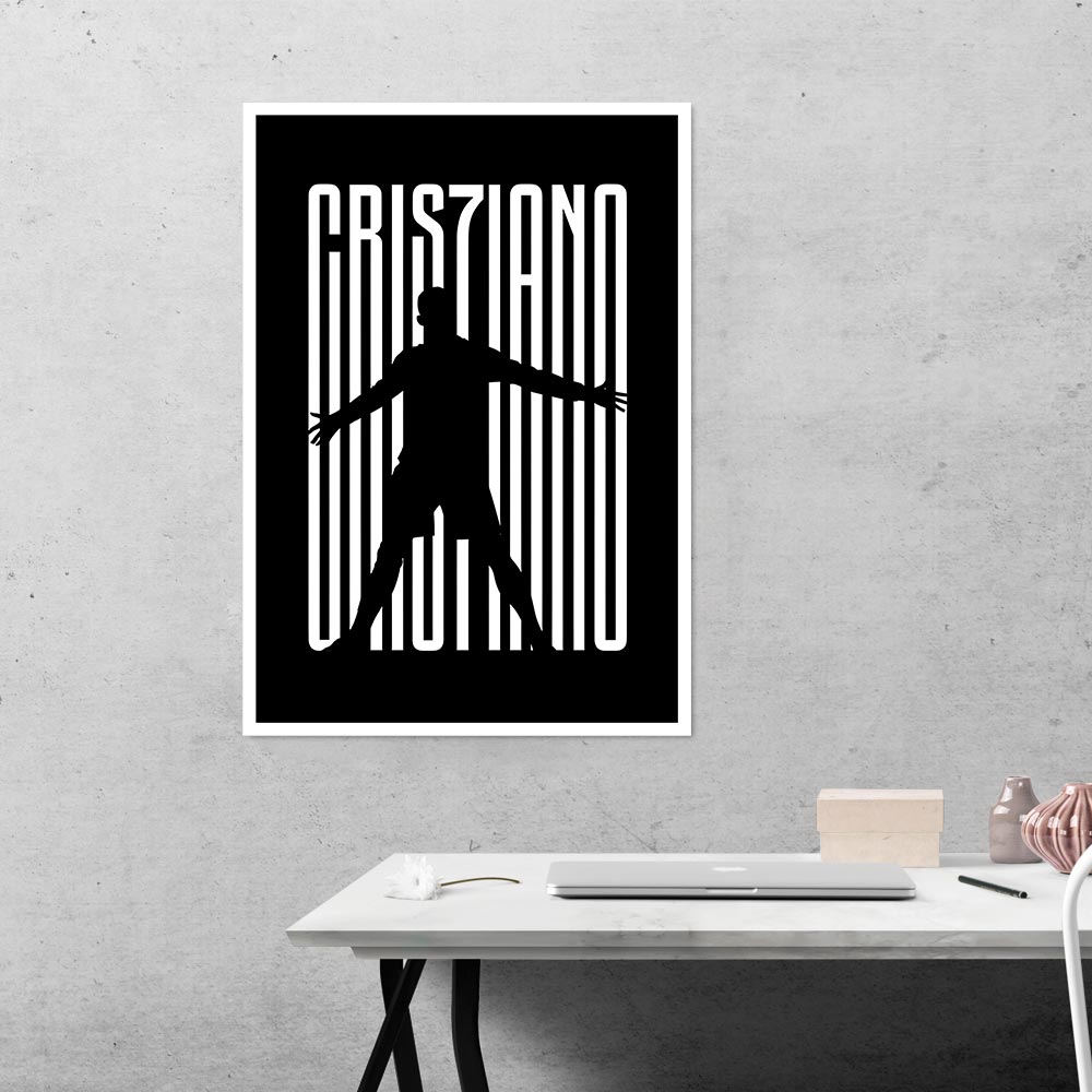 The Power of Ronaldo Sports Poster