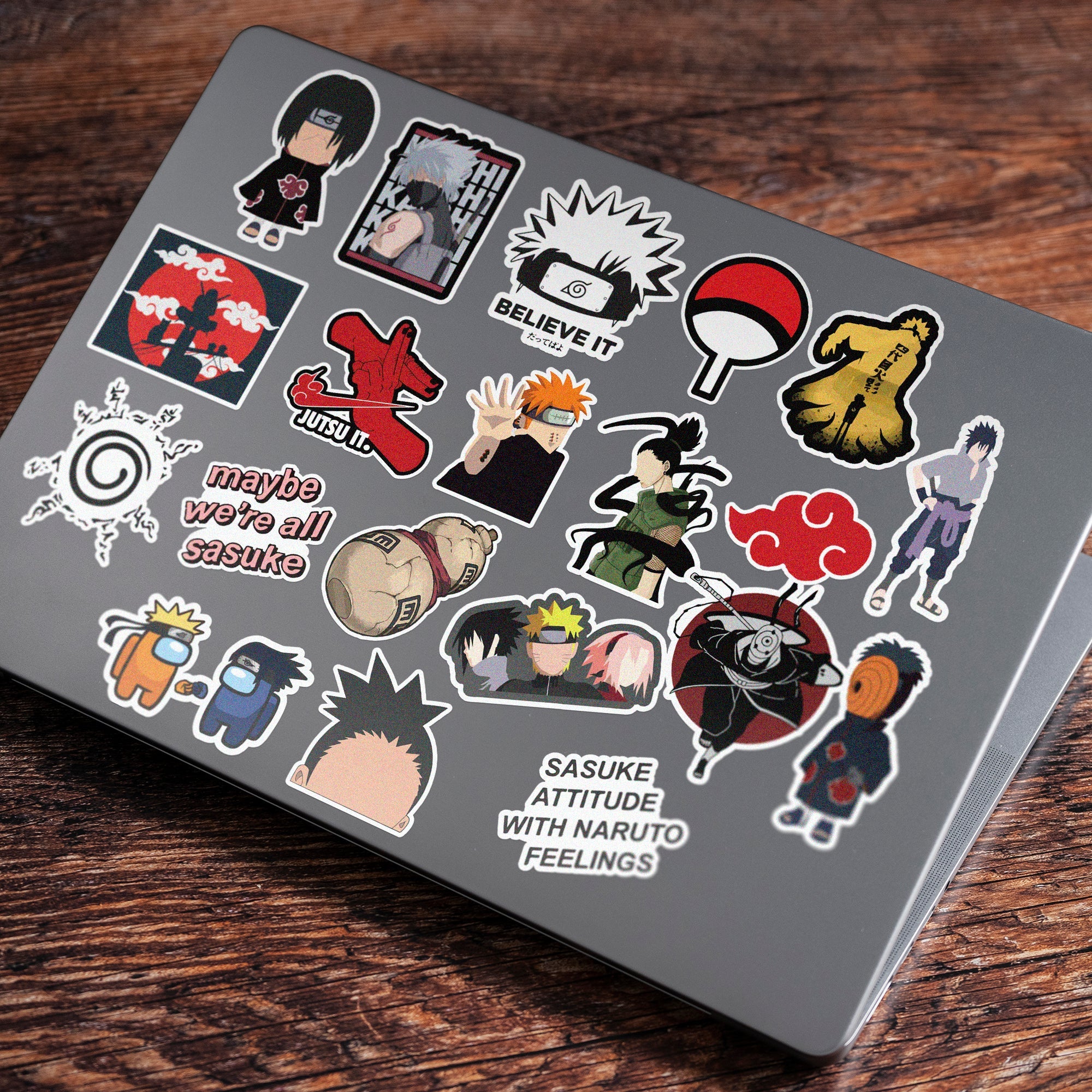 20 Naruto Stickers in Pack 1