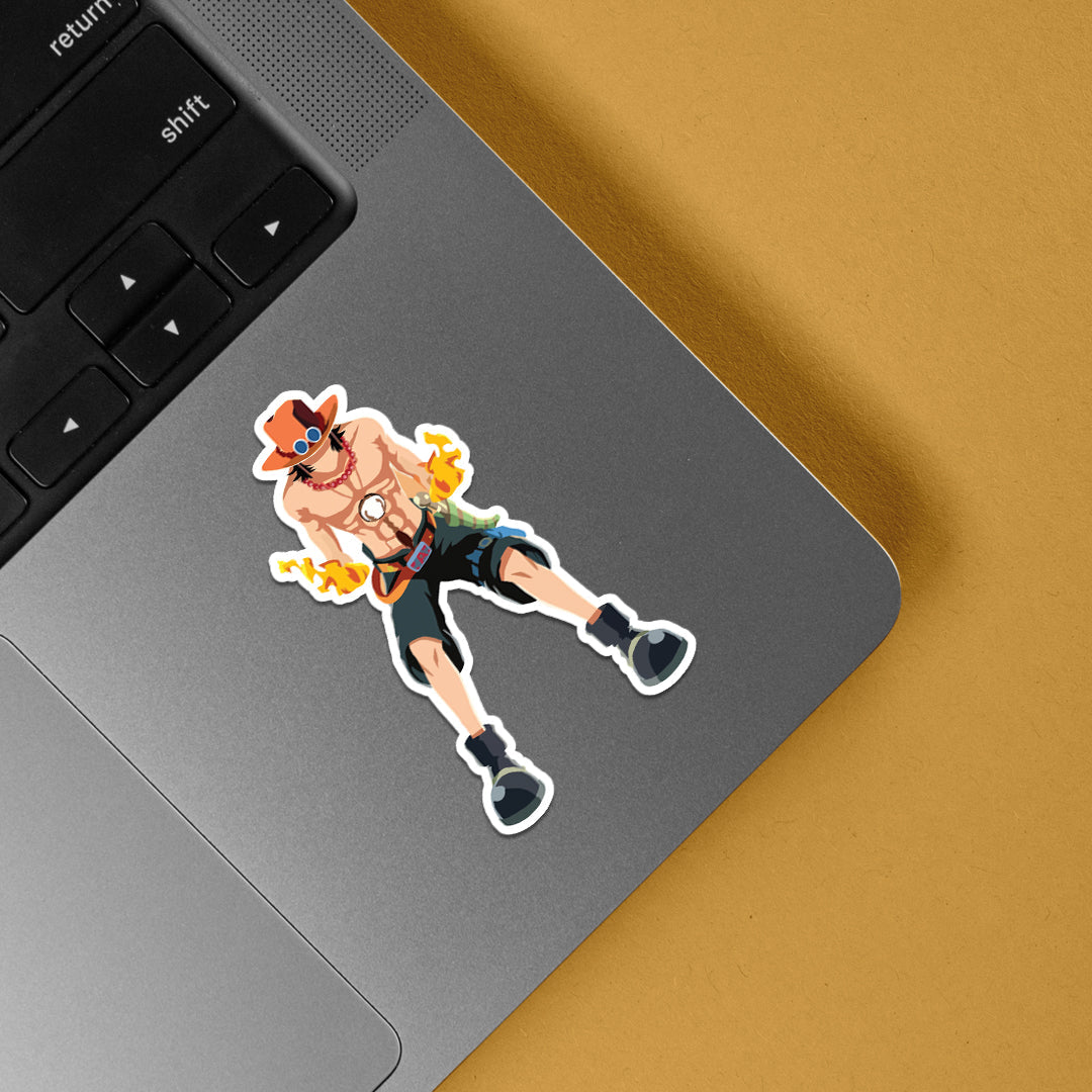 Ace Minimalist Anime Stickers