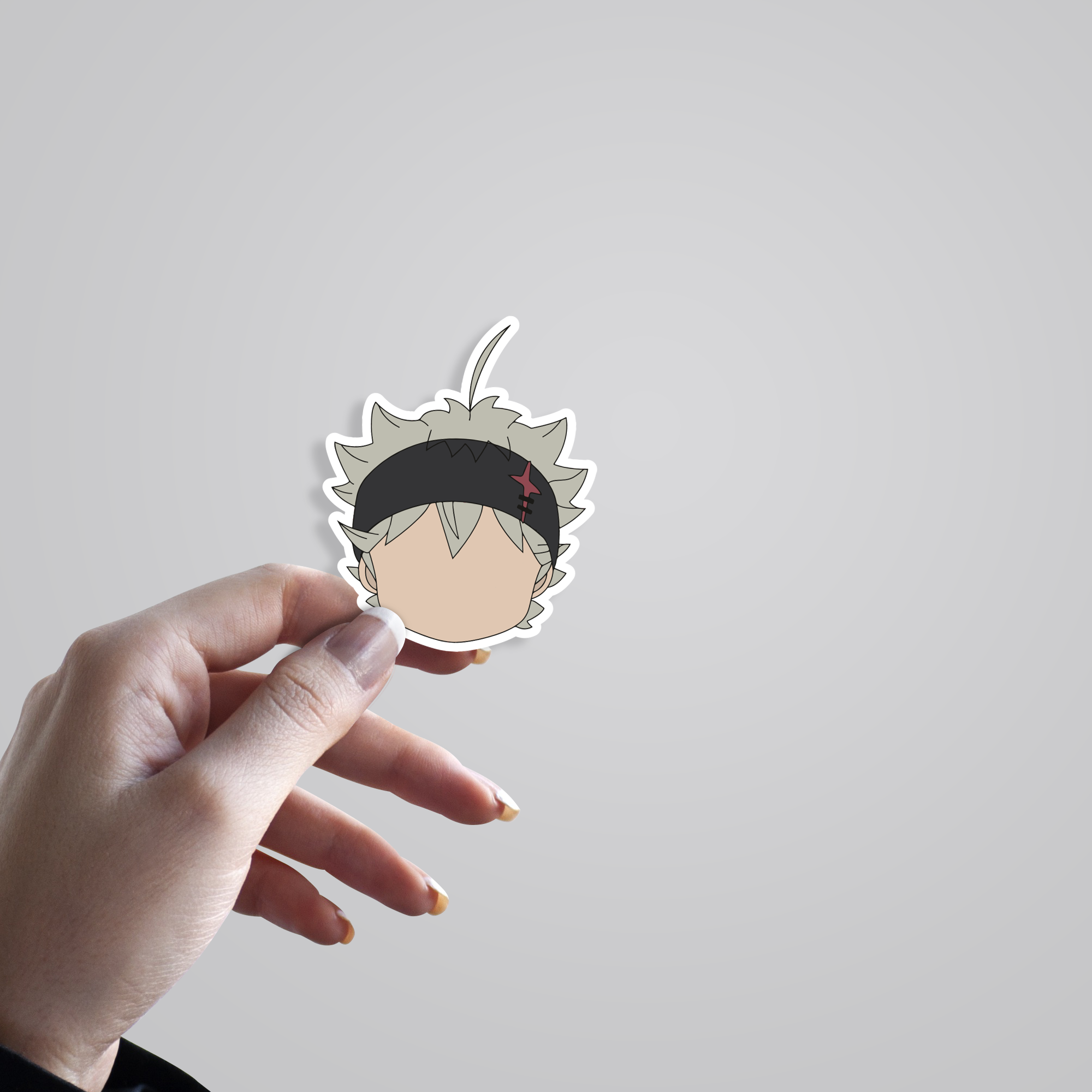 Fomo Store Stickers Anime Asta Minimalist