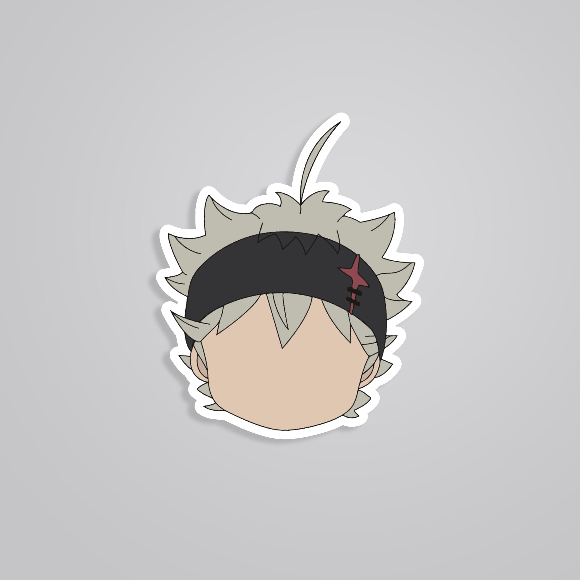Fomo Store Stickers Anime Asta Minimalist