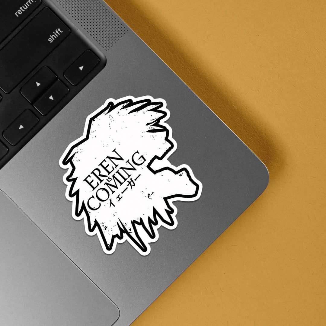Eren Is Coming Anime Stickers