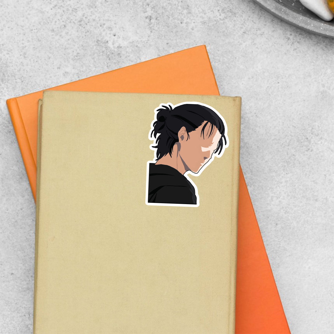Eren Minimalist Aot Anime Stickers
