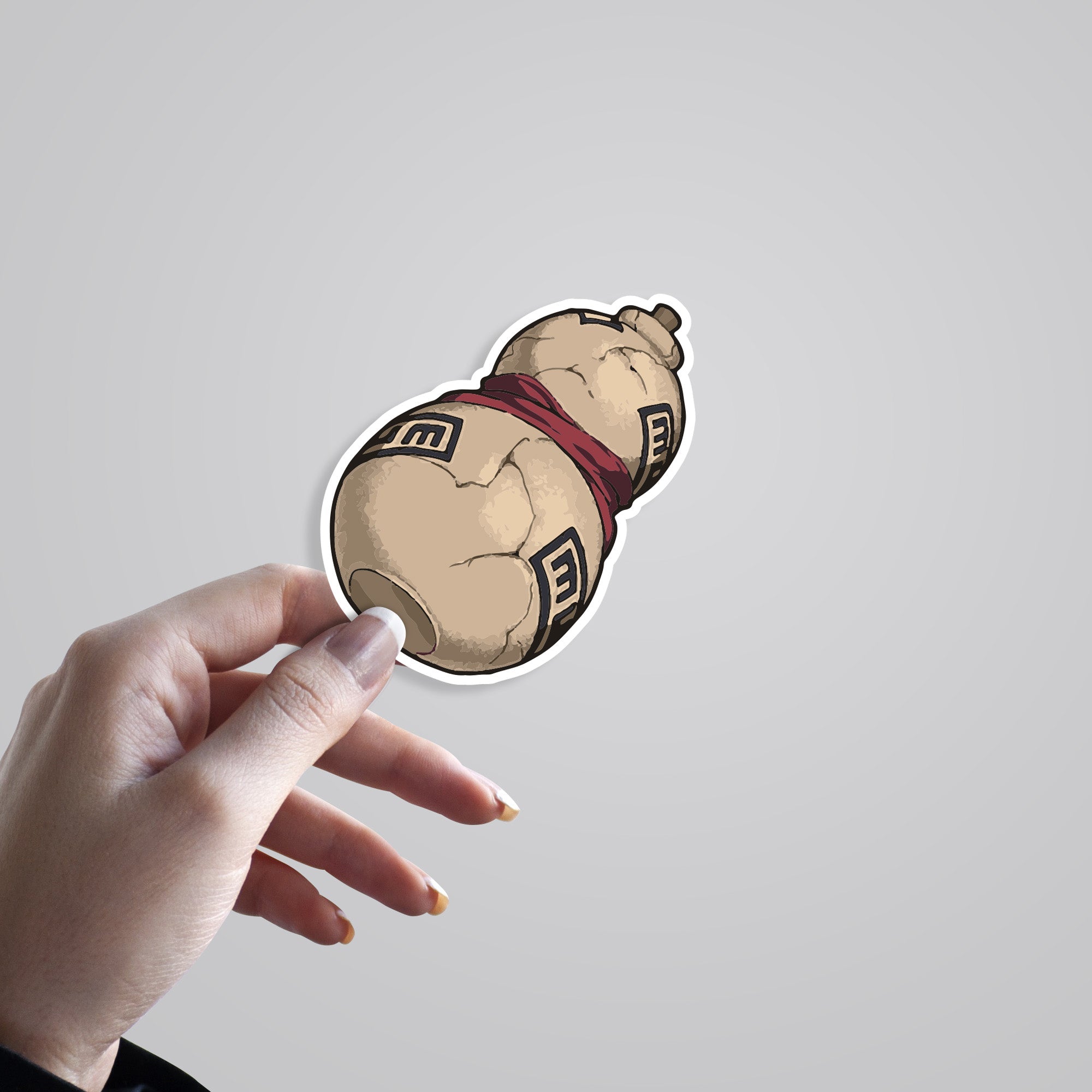 Gaara's Sand Gourd Anime Stickers