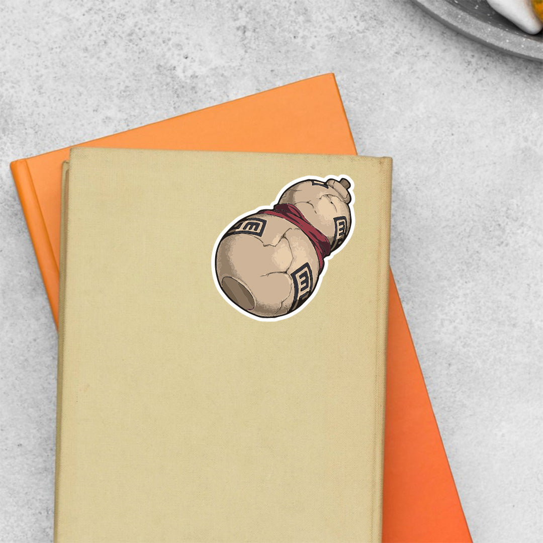 Gaara's Sand Gourd Anime Stickers