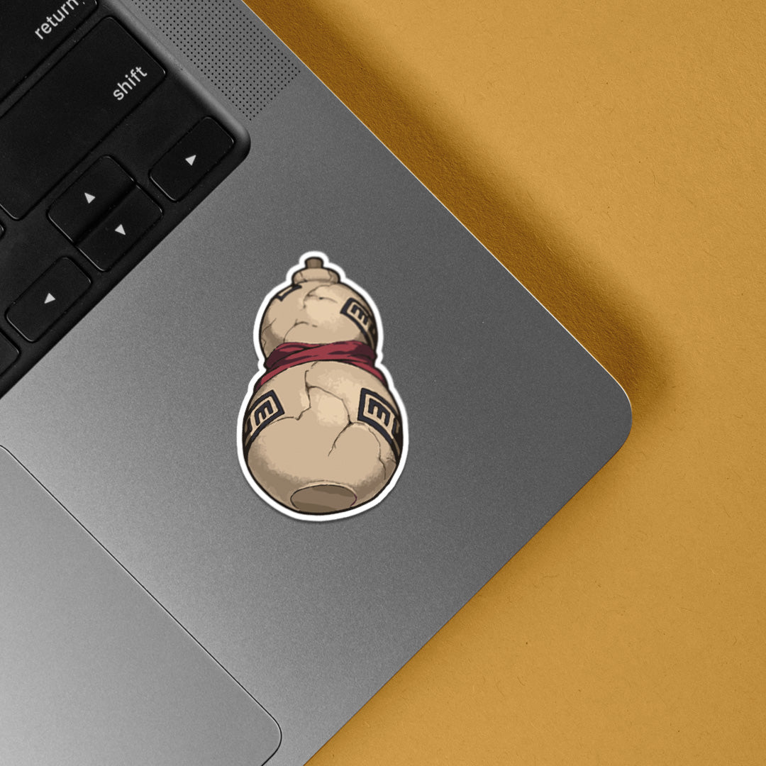 Gaara's Sand Gourd Anime Stickers