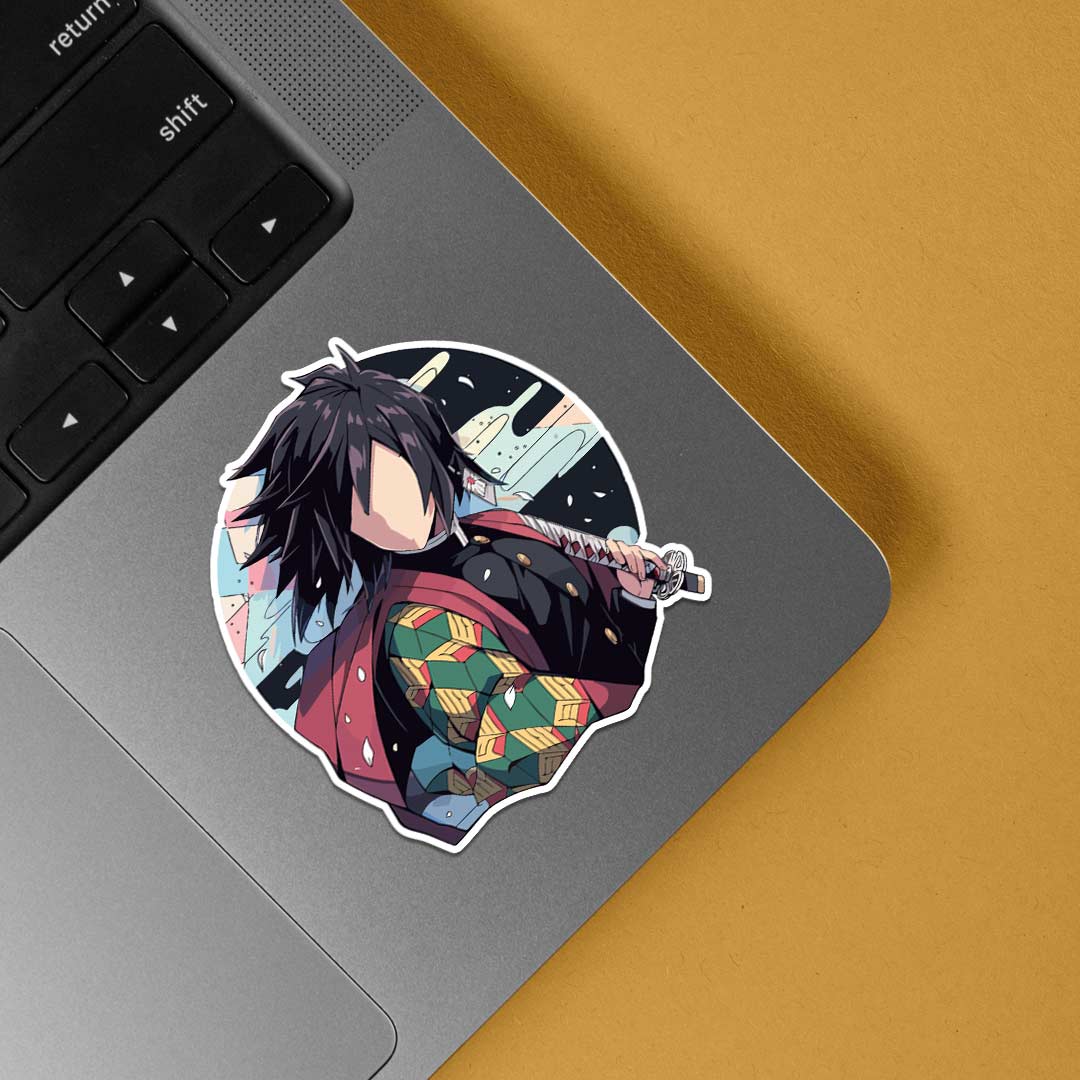 Giyu Tomioka Anime Stickers
