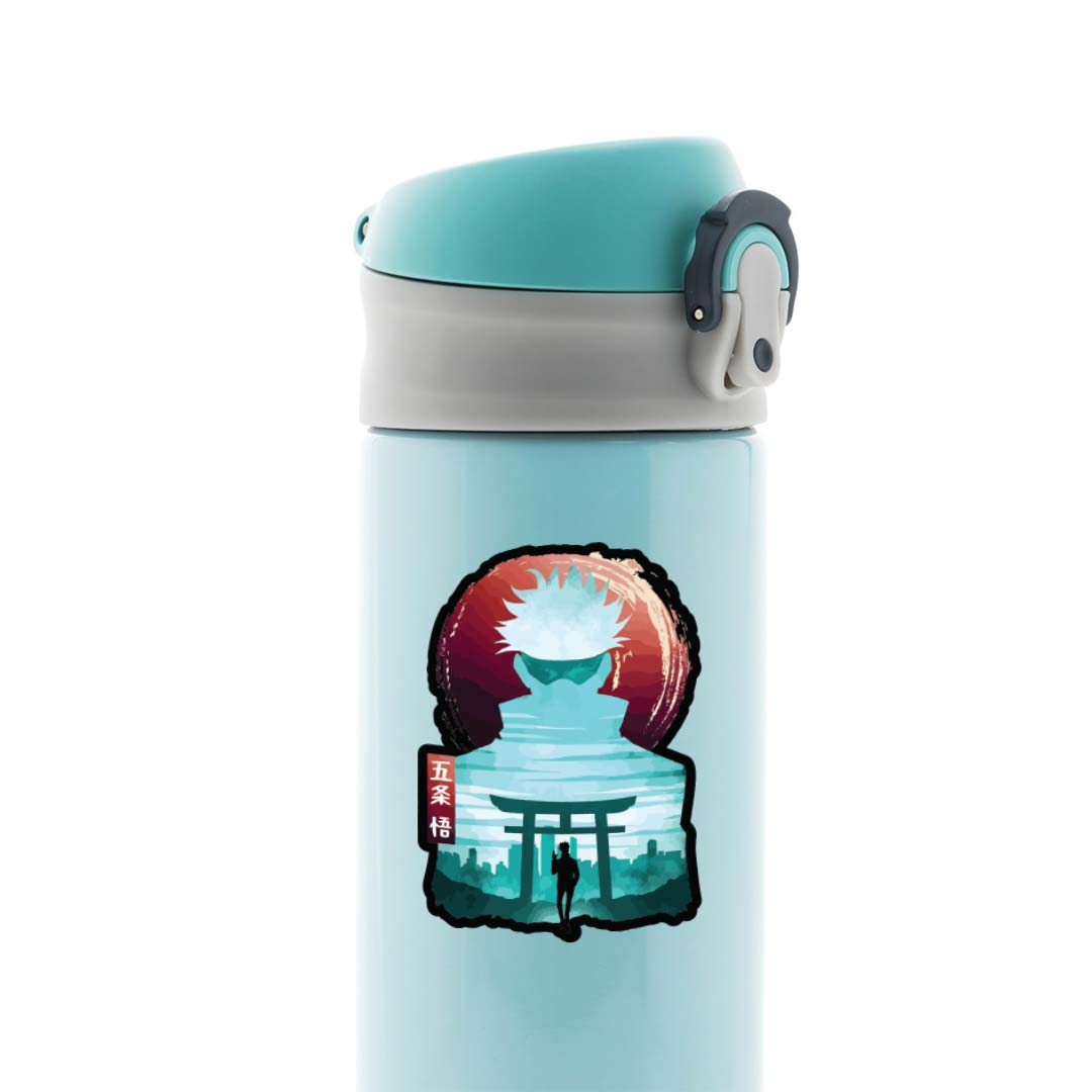 Gojo Satoru Silhouette Anime Stickers