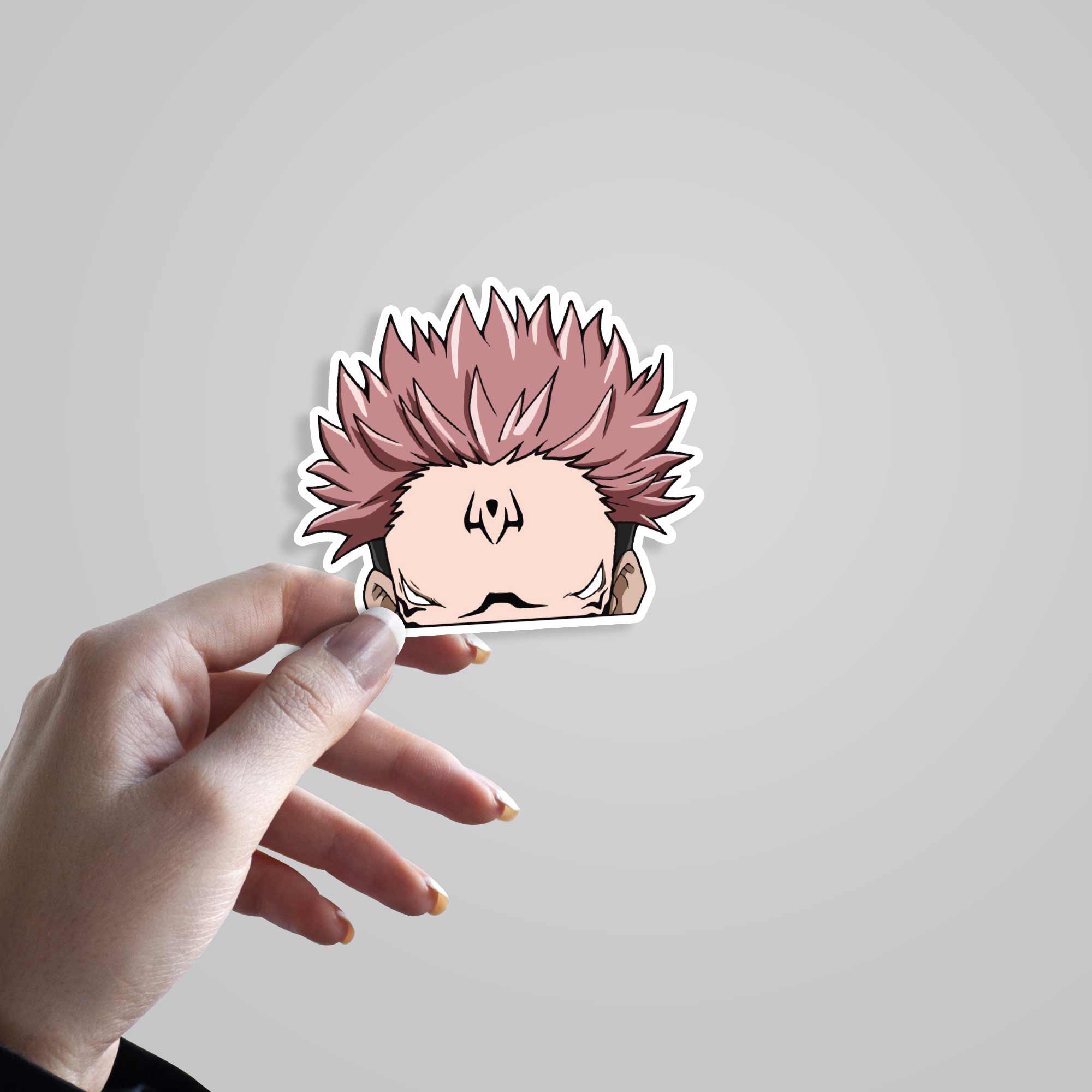 JJK Ryomen Sukuna Minimalist Anime Stickers
