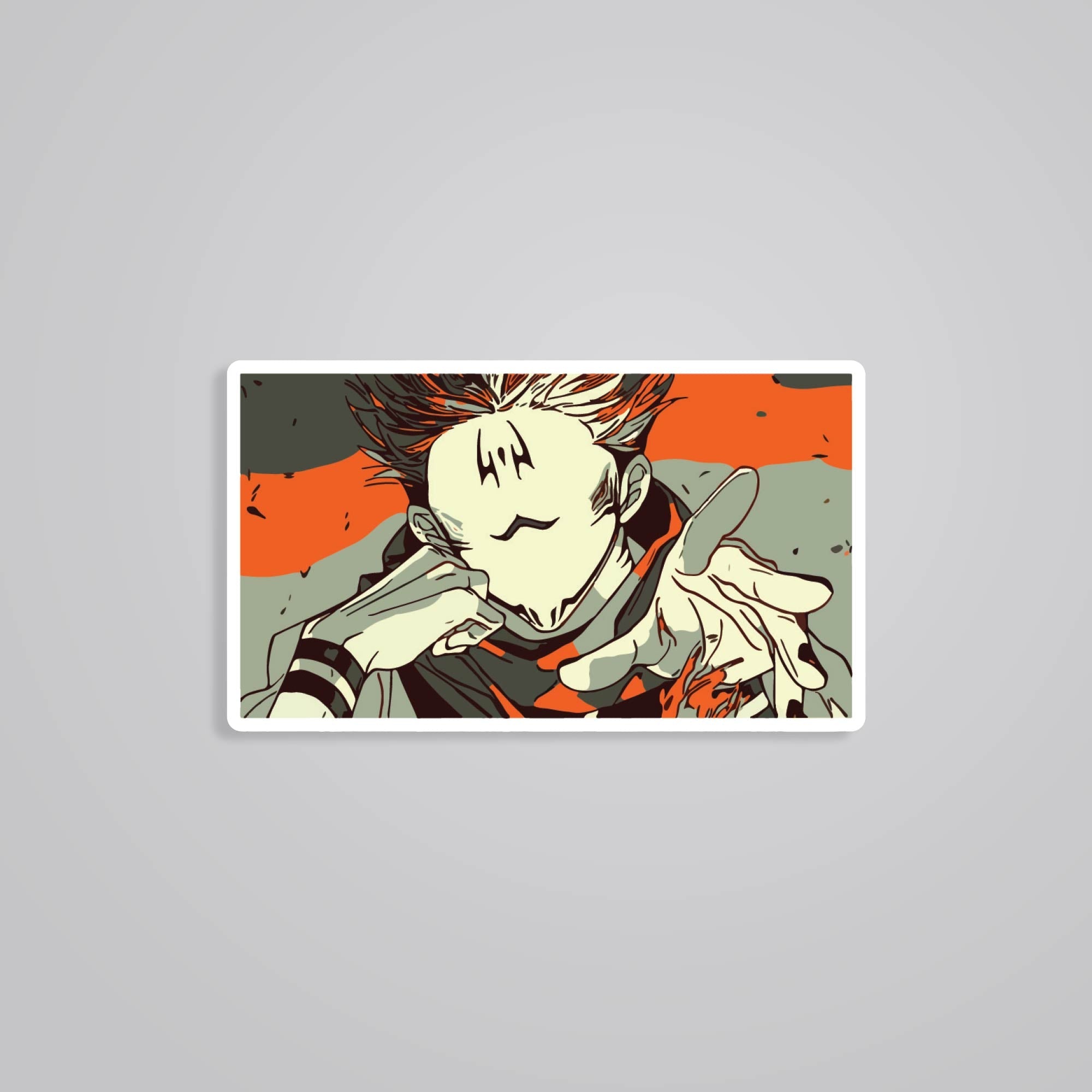 Fomo Store Stickers Anime JJK Sukuna in Frame