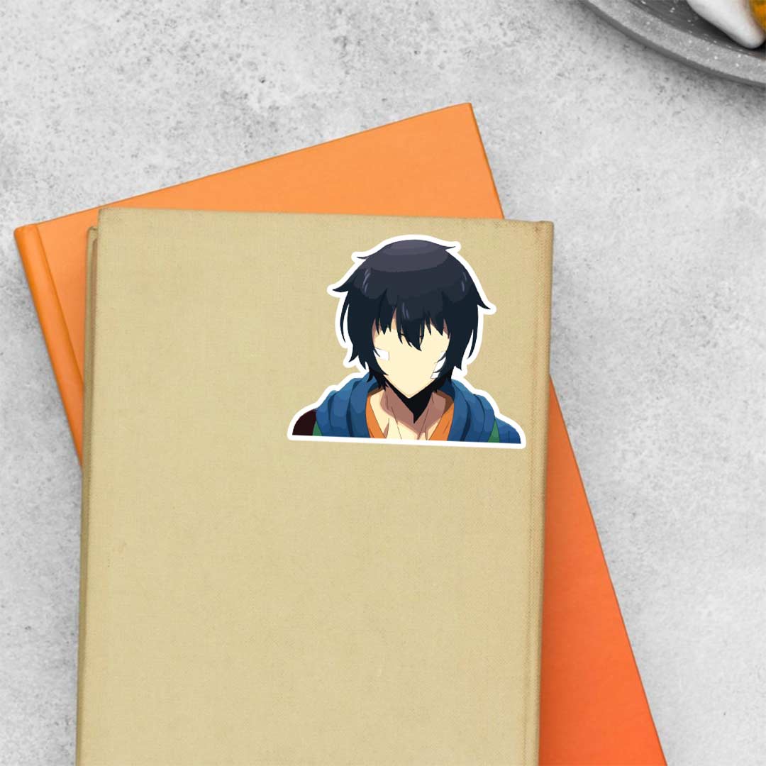 Jin Woo Minimalist Anime Stickers