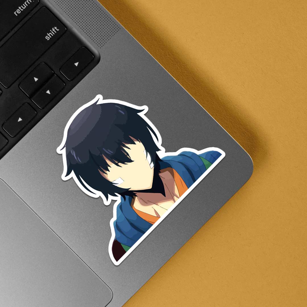 Jin Woo Minimalist Anime Stickers