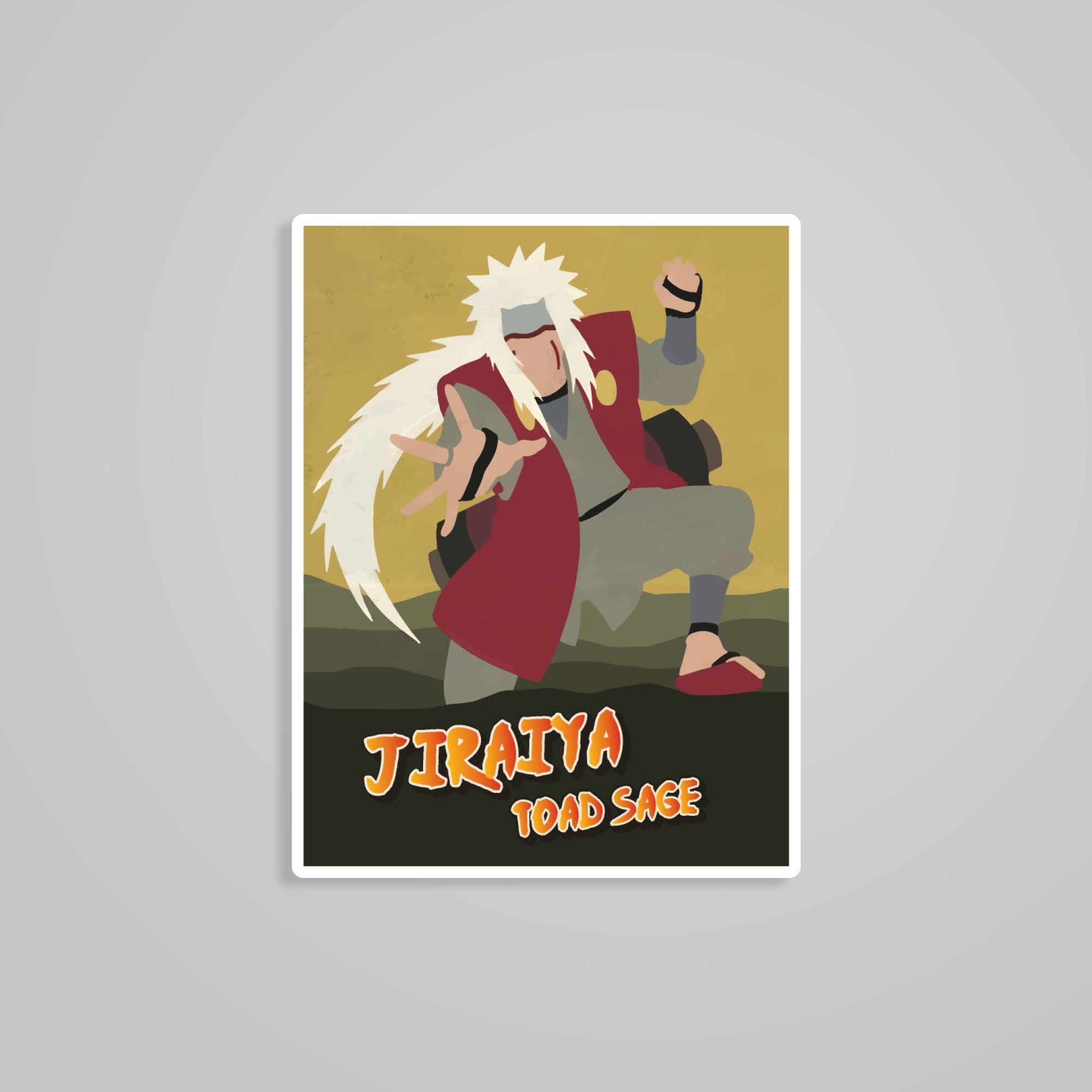 Fomo Store Stickers Anime Jiraiya Toad Sage