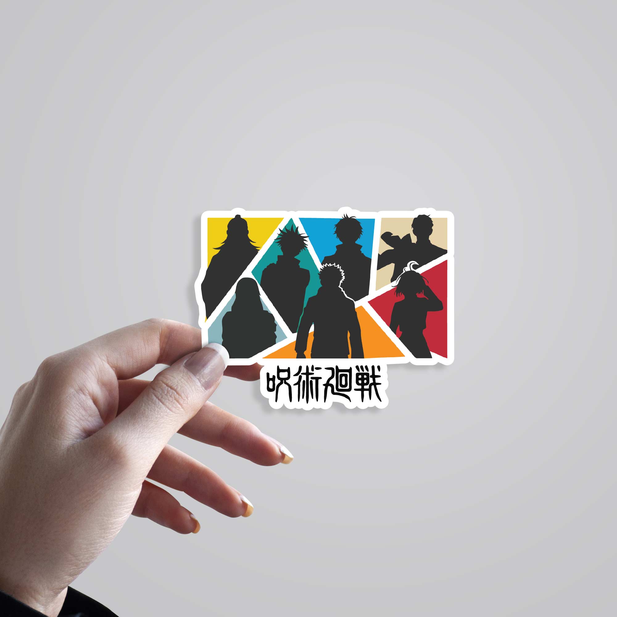 Jujutsu Kaisen Silhouette Anime Stickers