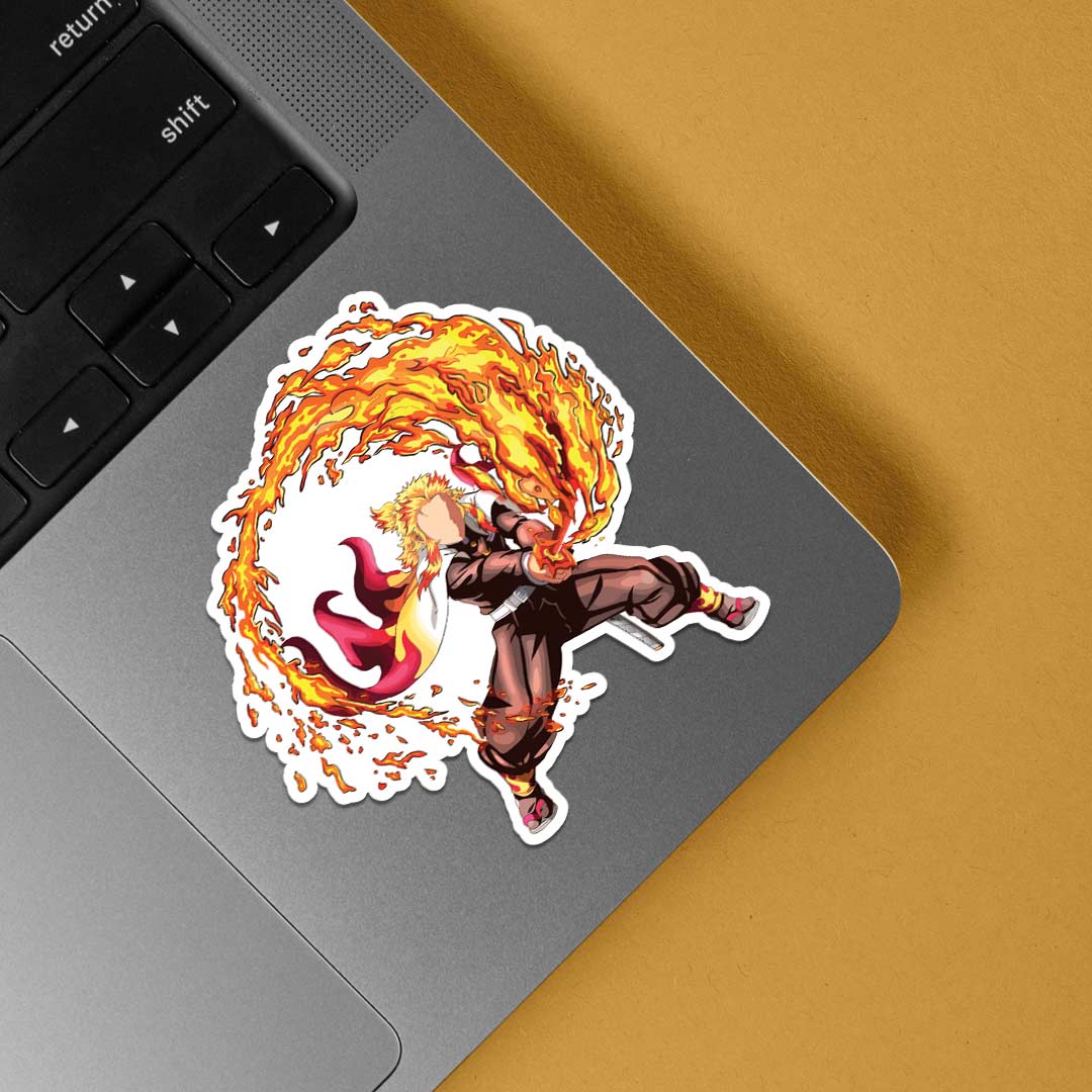 Kyojuro Rengoku Anime Stickers