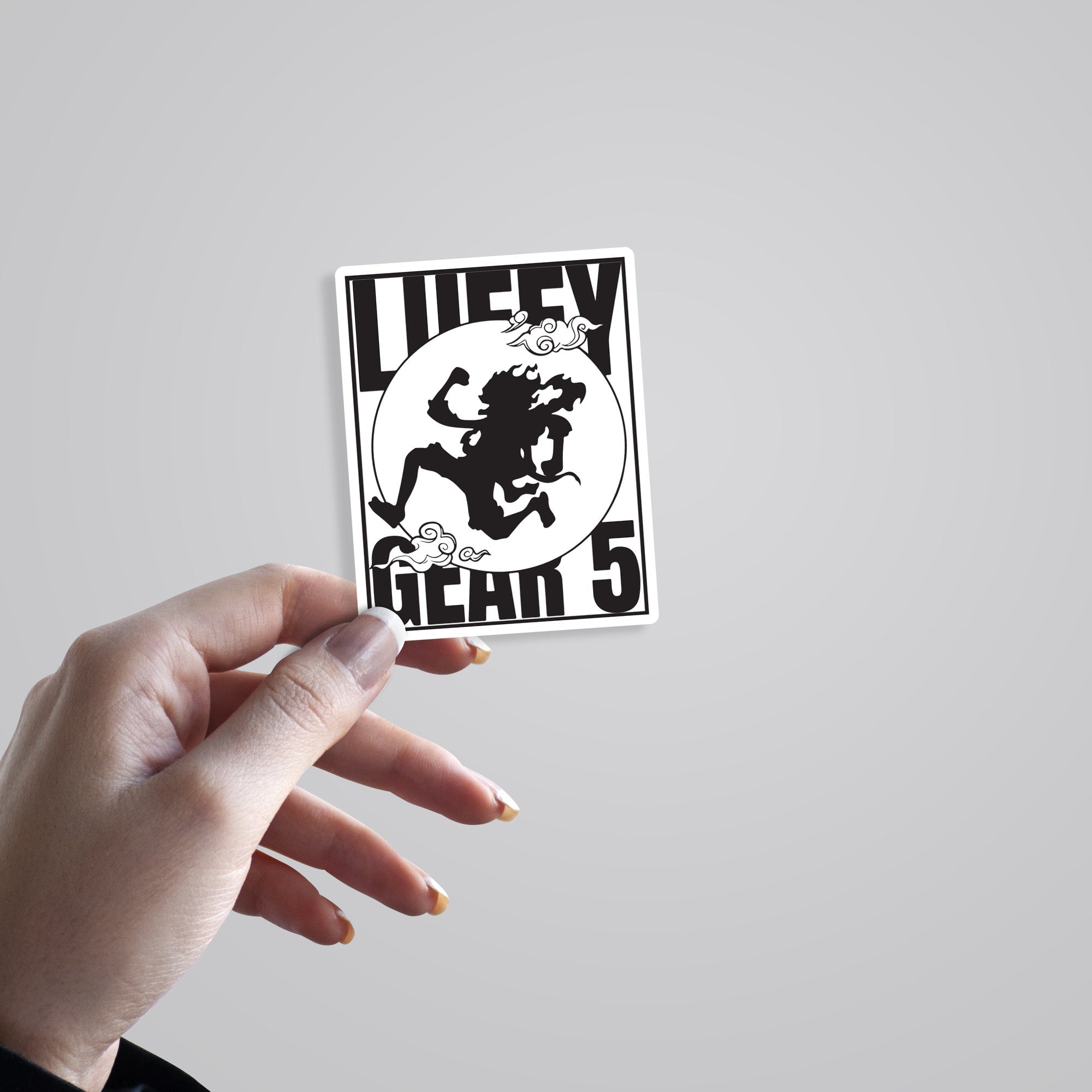 Luffy Gear 5 Anime Stickers