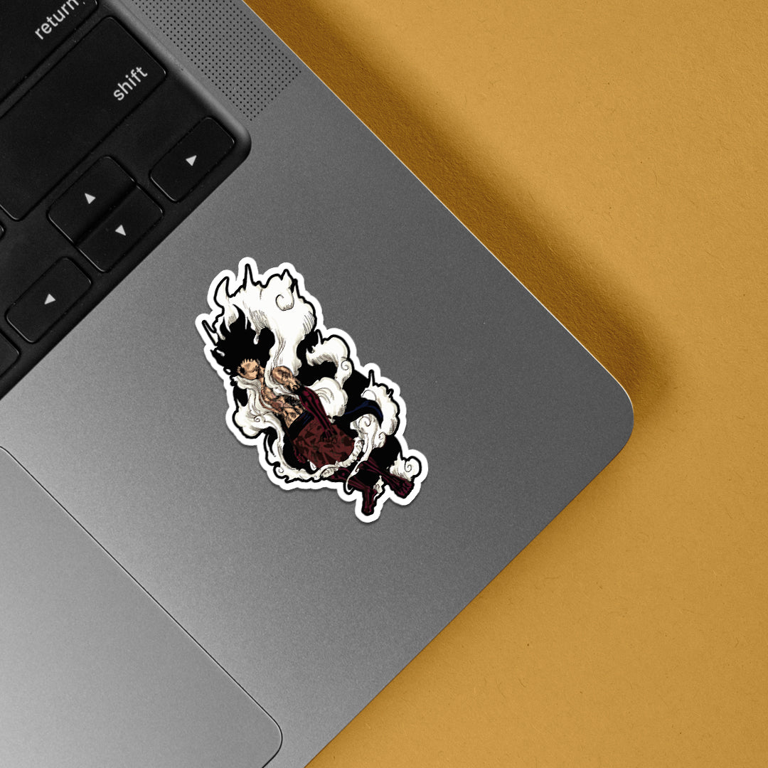 Luffy Snake Man Anime Stickers