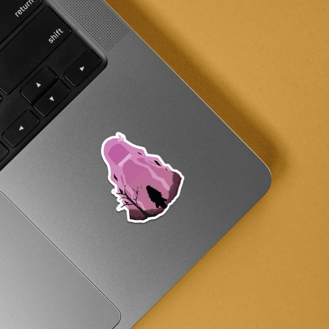 Nezuko Silhouette Anime Stickers