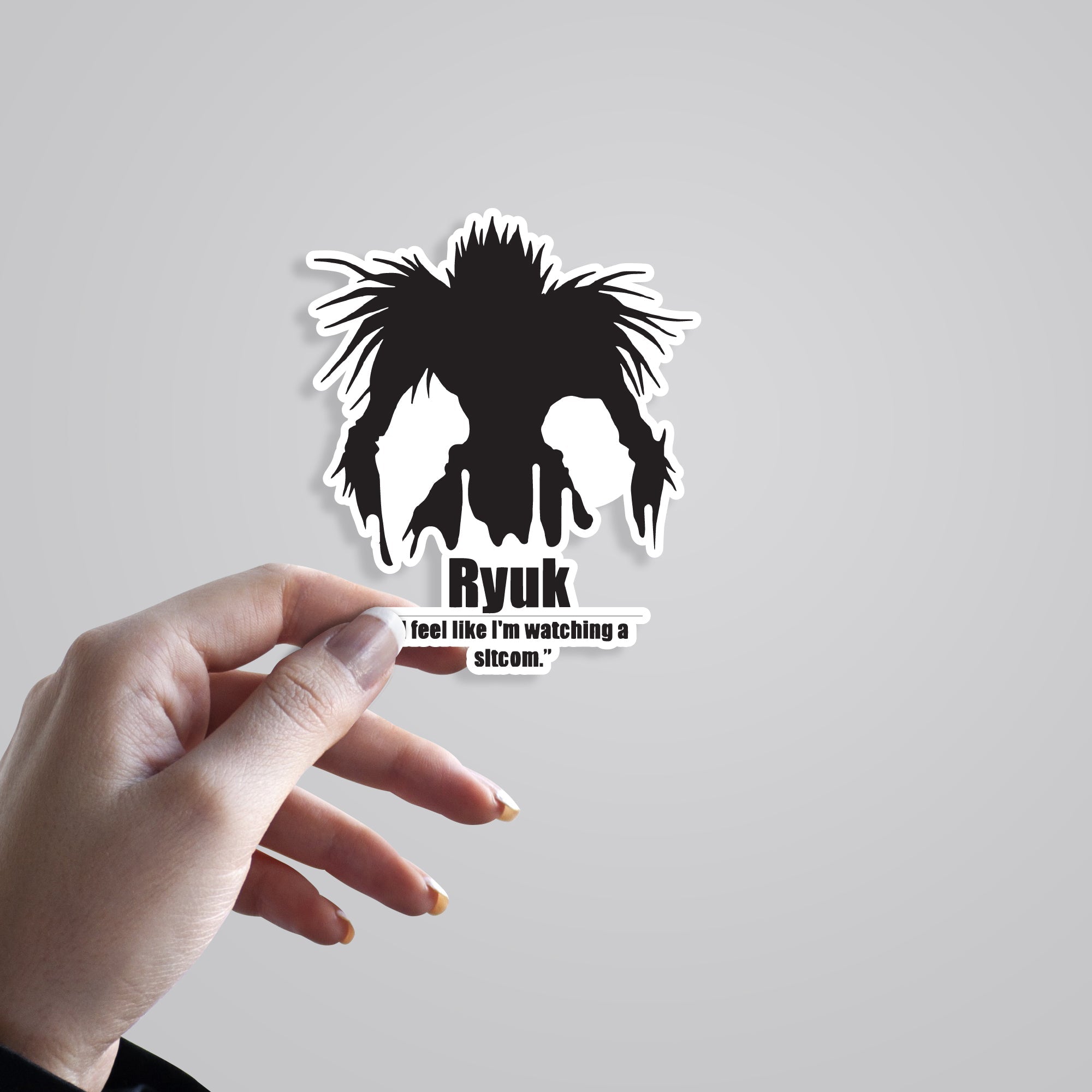 Ryuk I Feel Like I'm Watching A Sitcom Anime Stickers