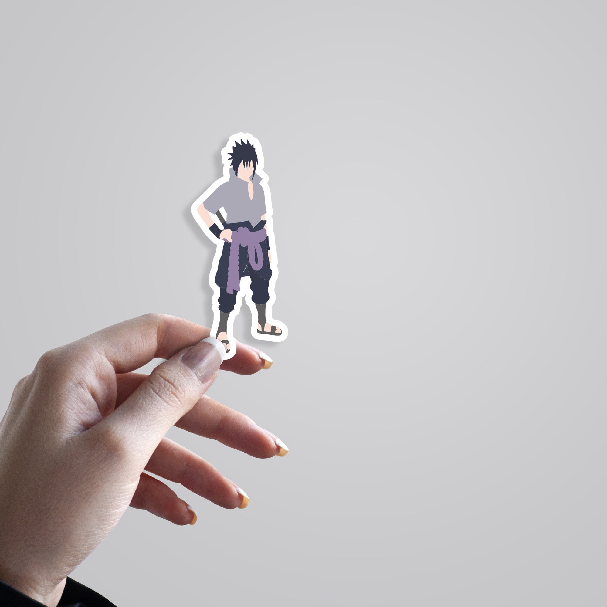 Sasuke Minimalist Anime Stickers