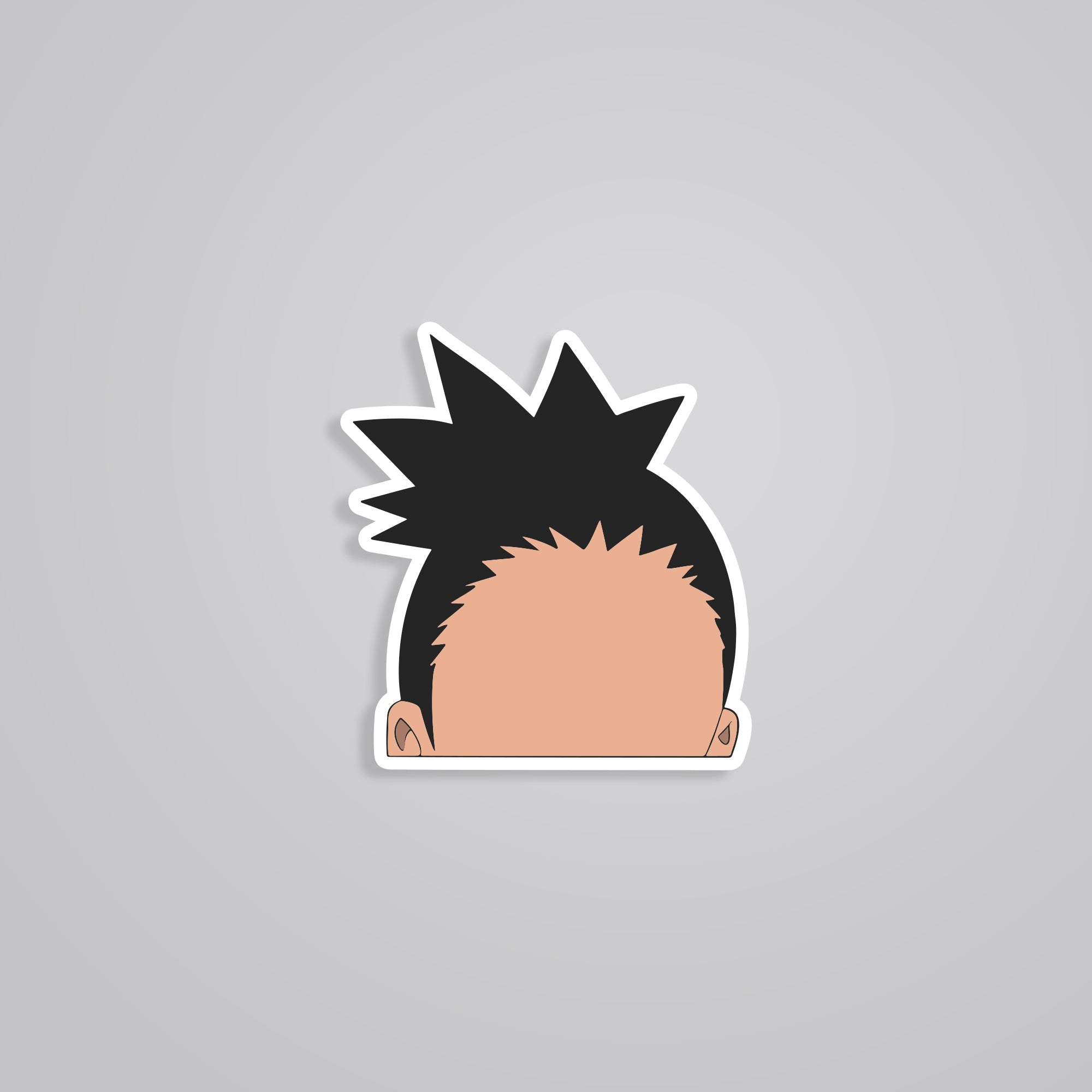 Shikamaru Minimalist Naruto Anime Sticker - Stylish and Subtle Fan Art